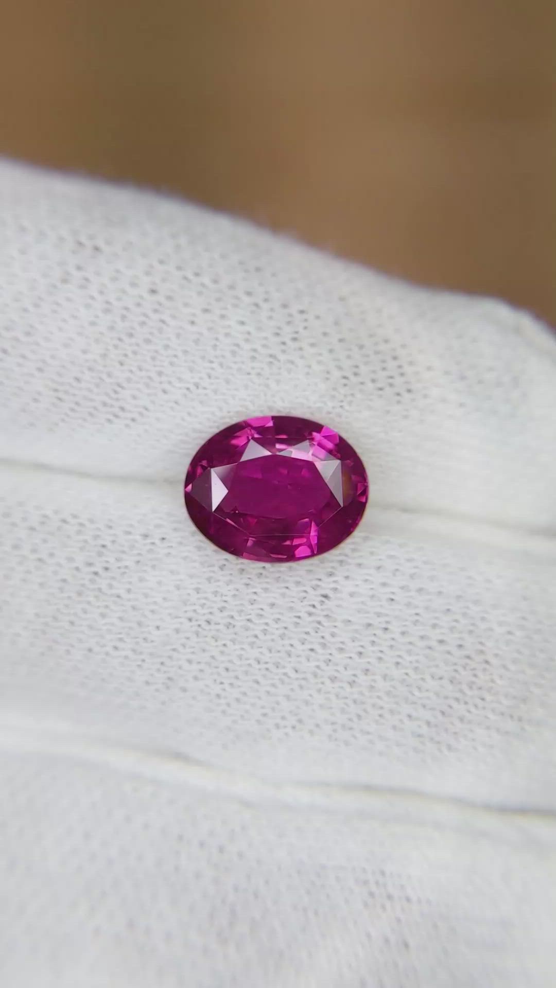 3.05 Ct. Pink Sapphire from Ceylon (Sri Lanka) Size Video