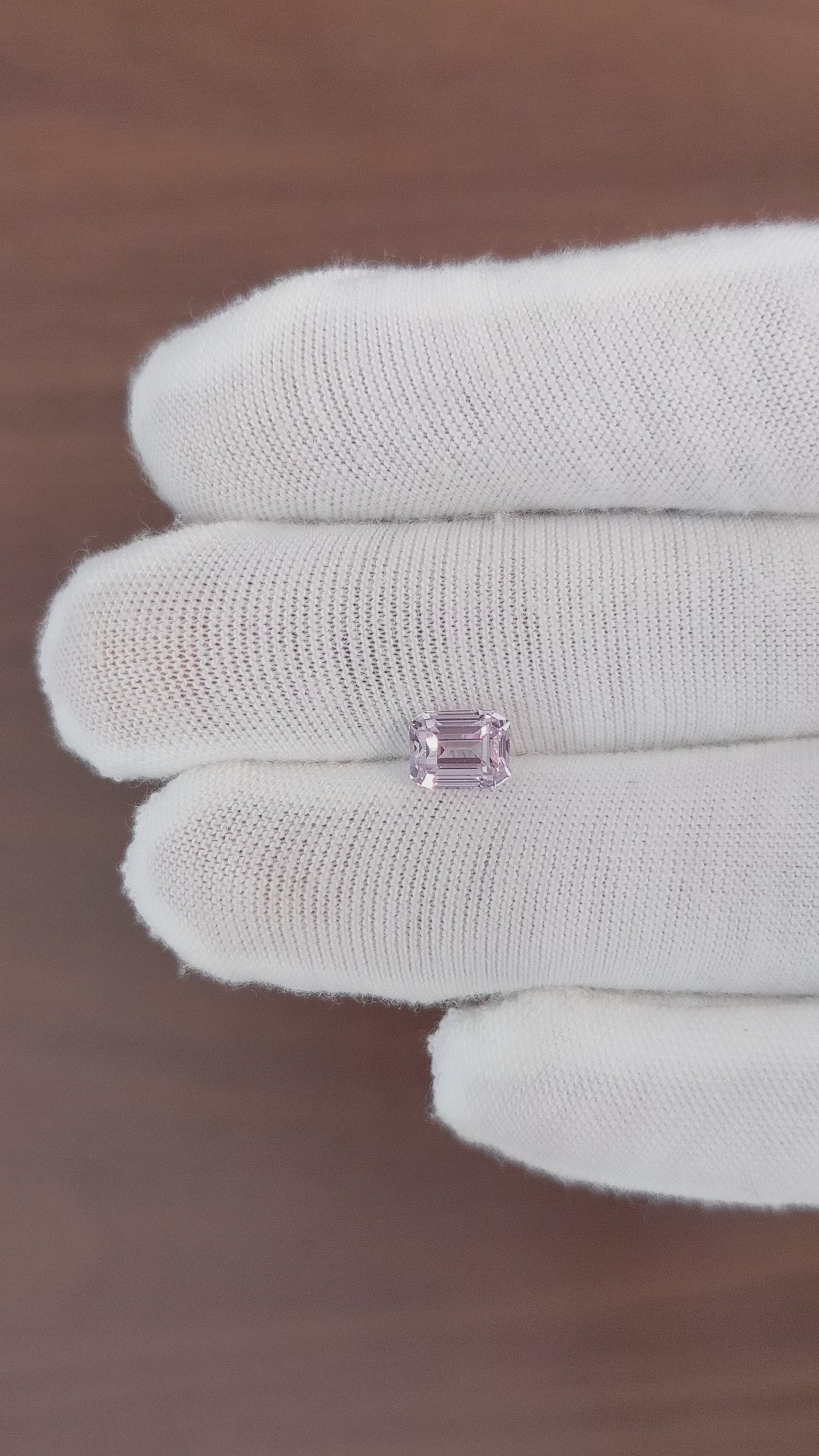 1.57 Ct. Pink Sapphire from Ceylon (Sri Lanka) Size Video