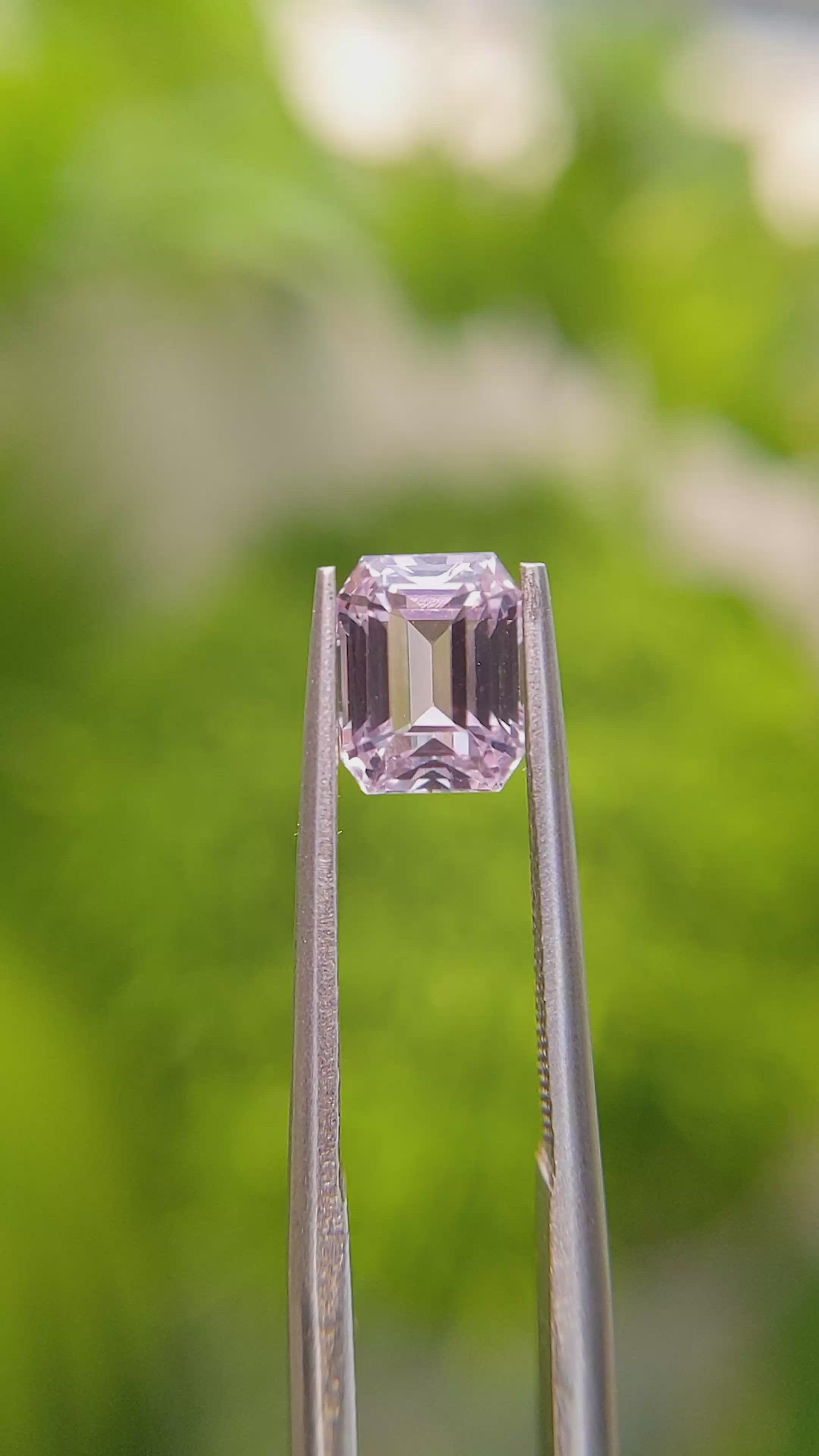 1.57 Ct. Pink Sapphire from Ceylon (Sri Lanka) Size Video