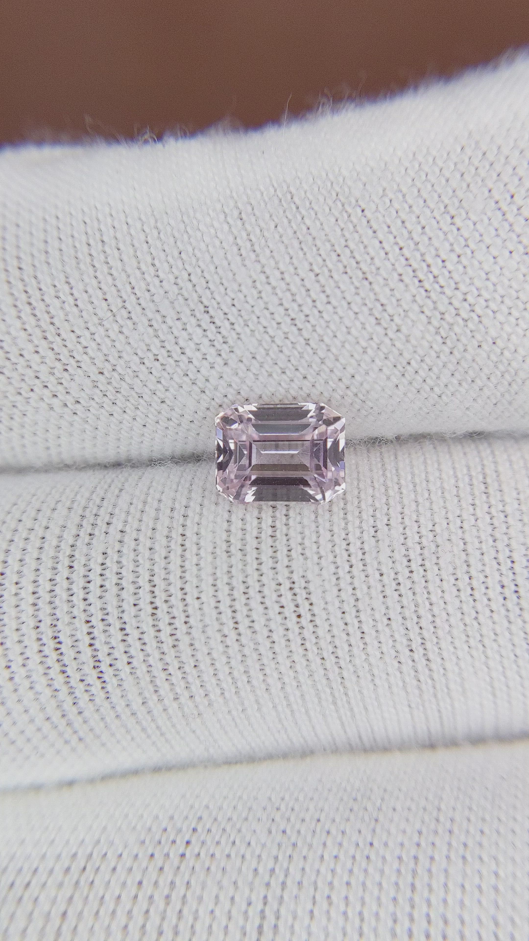 1.57 Ct. Pink Sapphire from Ceylon (Sri Lanka) Size Video