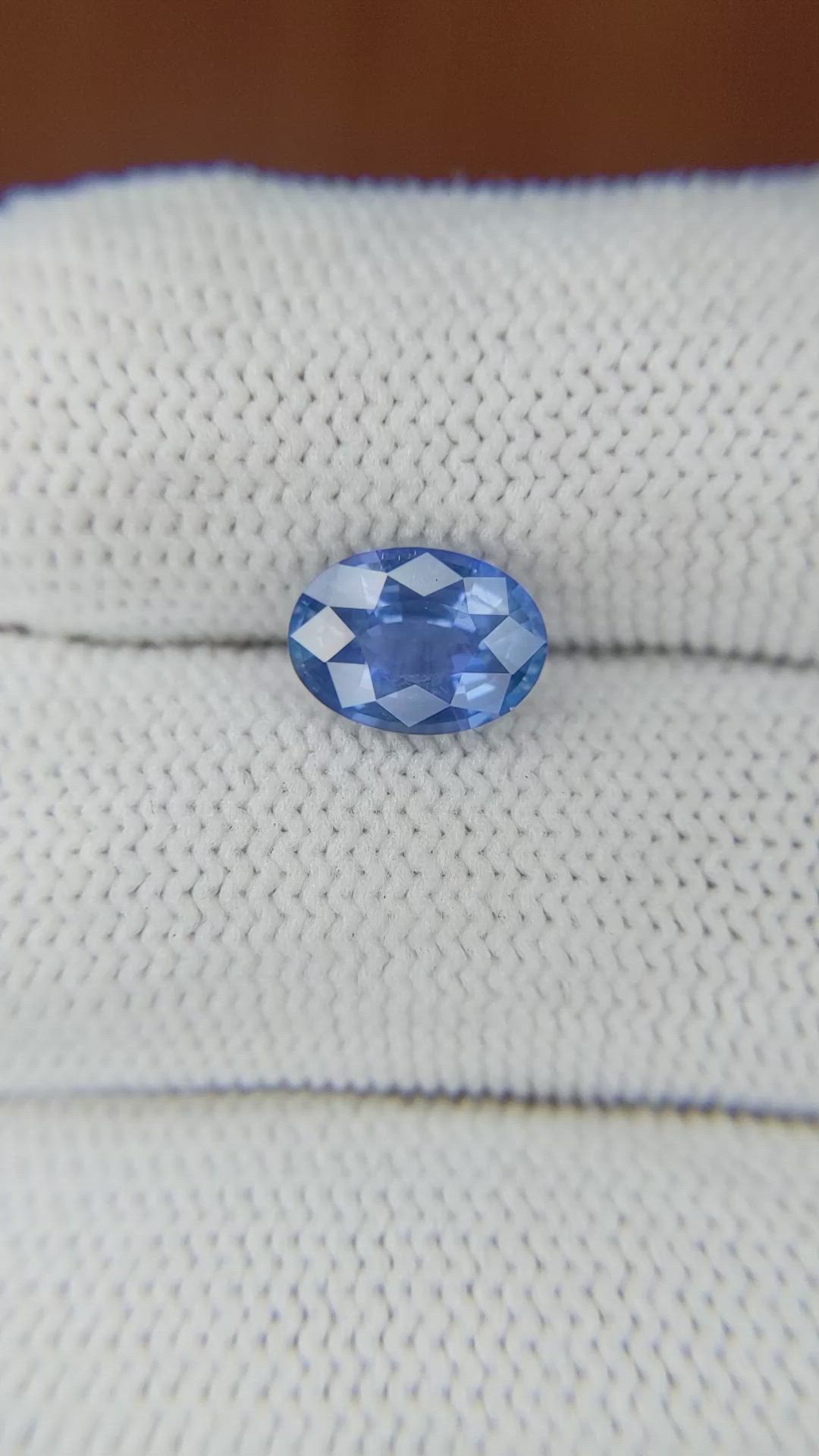 2.02 Ct. Blue Sapphire from Ceylon (Sri Lanka) Size Video
