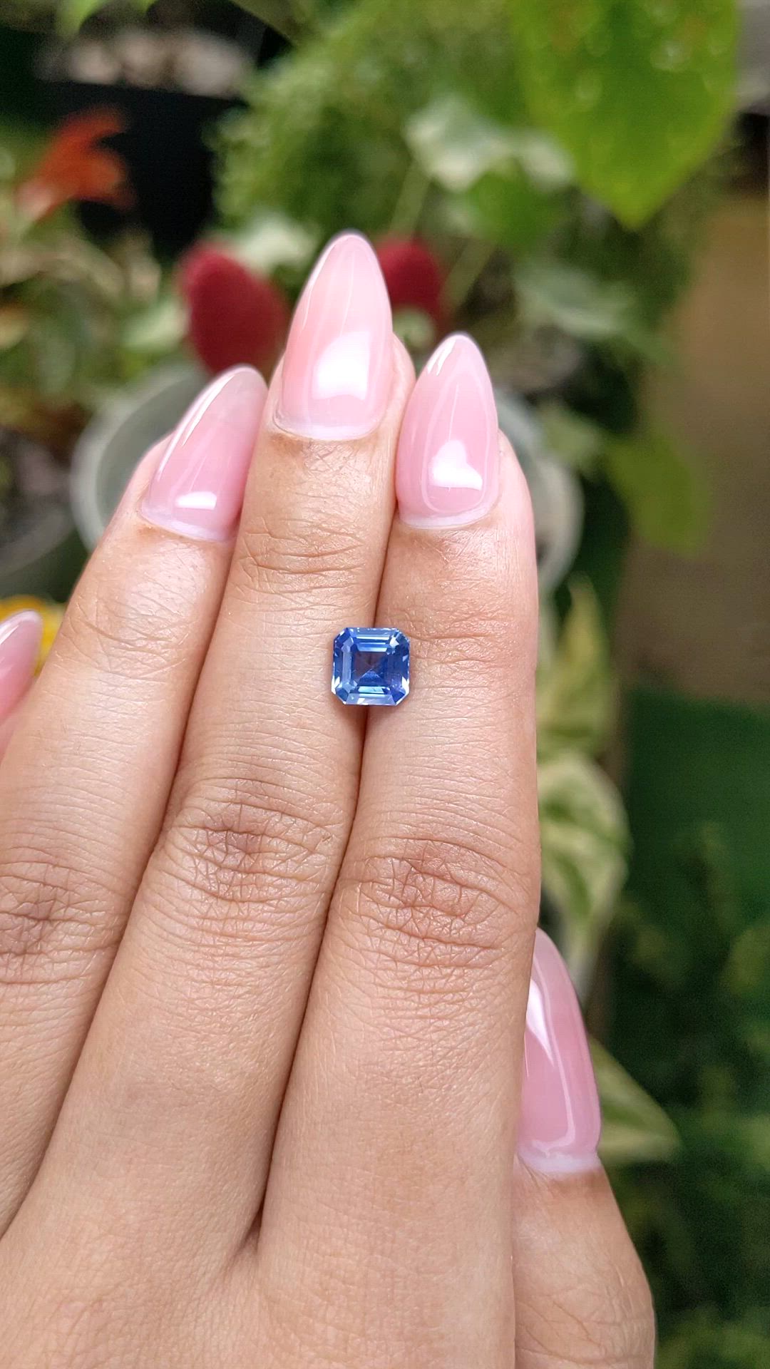 1.89 Ct. Blue Sapphire from Ceylon (Sri Lanka) Size Video