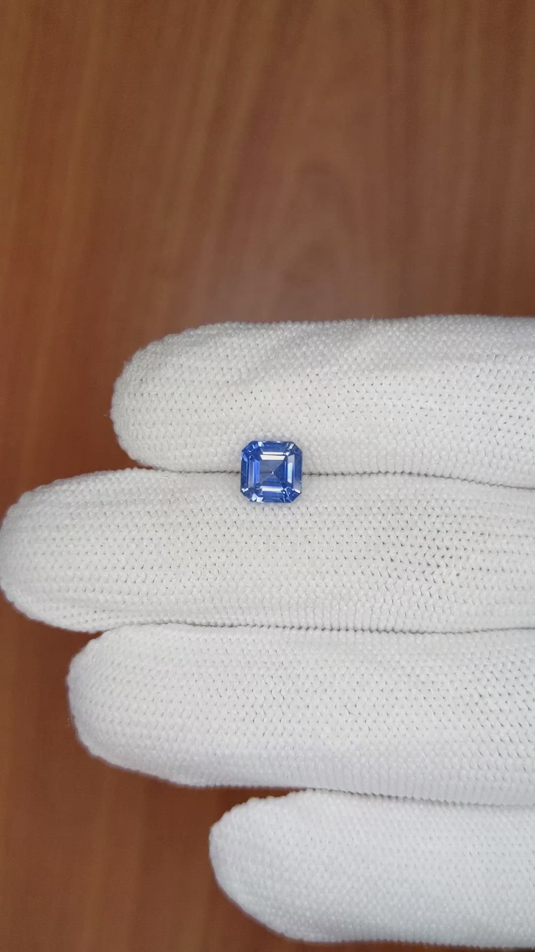 1.89 Ct. Blue Sapphire from Ceylon (Sri Lanka) Size Video