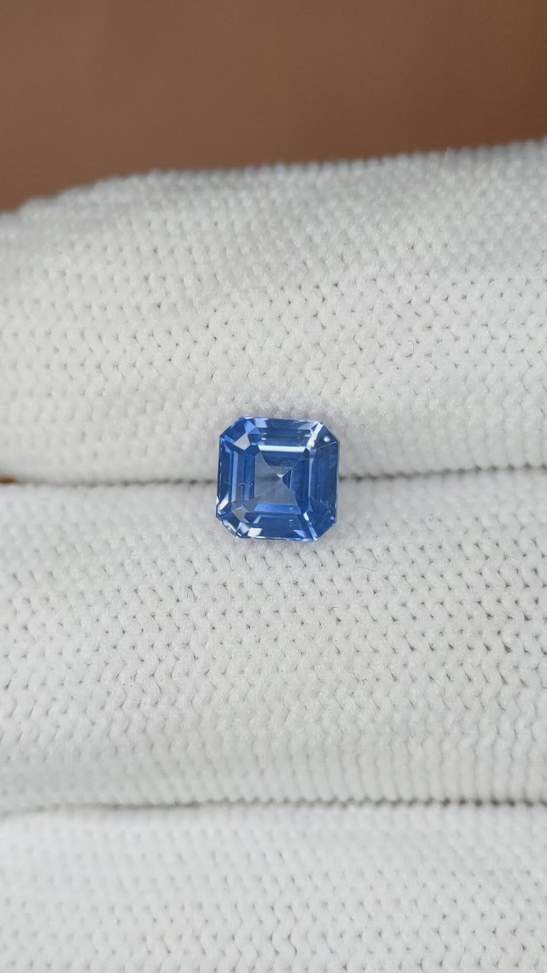 1.89 Ct. Blue Sapphire from Ceylon (Sri Lanka) Size Video