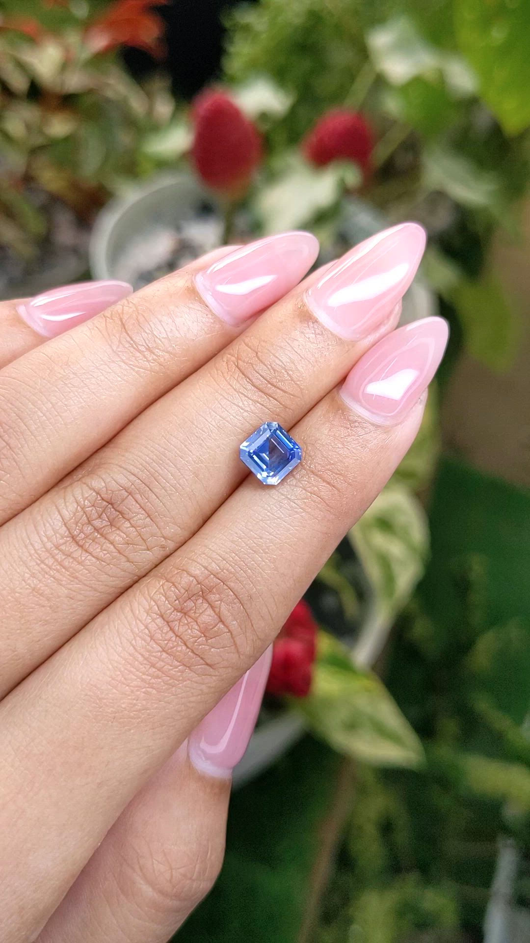 1.89 Ct. Blue Sapphire from Ceylon (Sri Lanka) Size Video