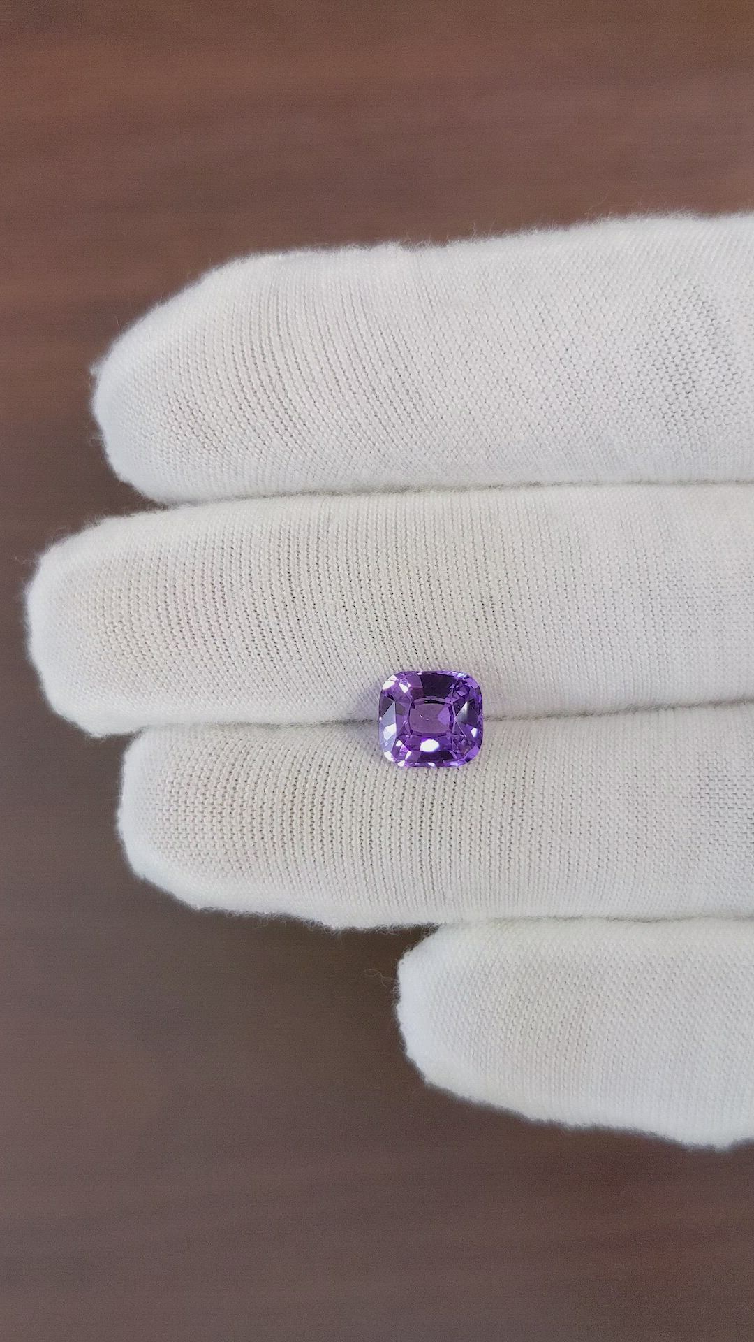 2.50 Ct. Color Change Sapphire from Ceylon (Sri Lanka) Size Video