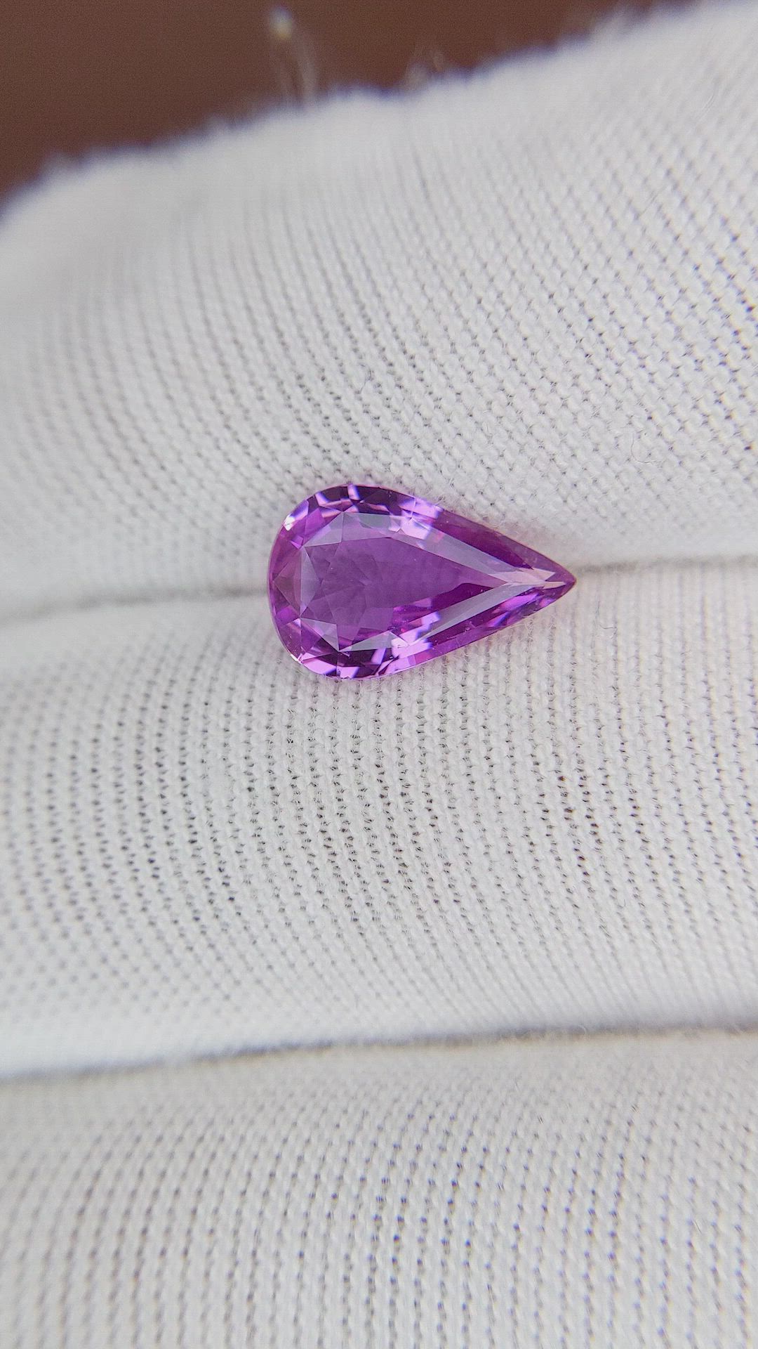 2.04 Ct. Purple Sapphire from Ceylon (Sri Lanka) Size Video