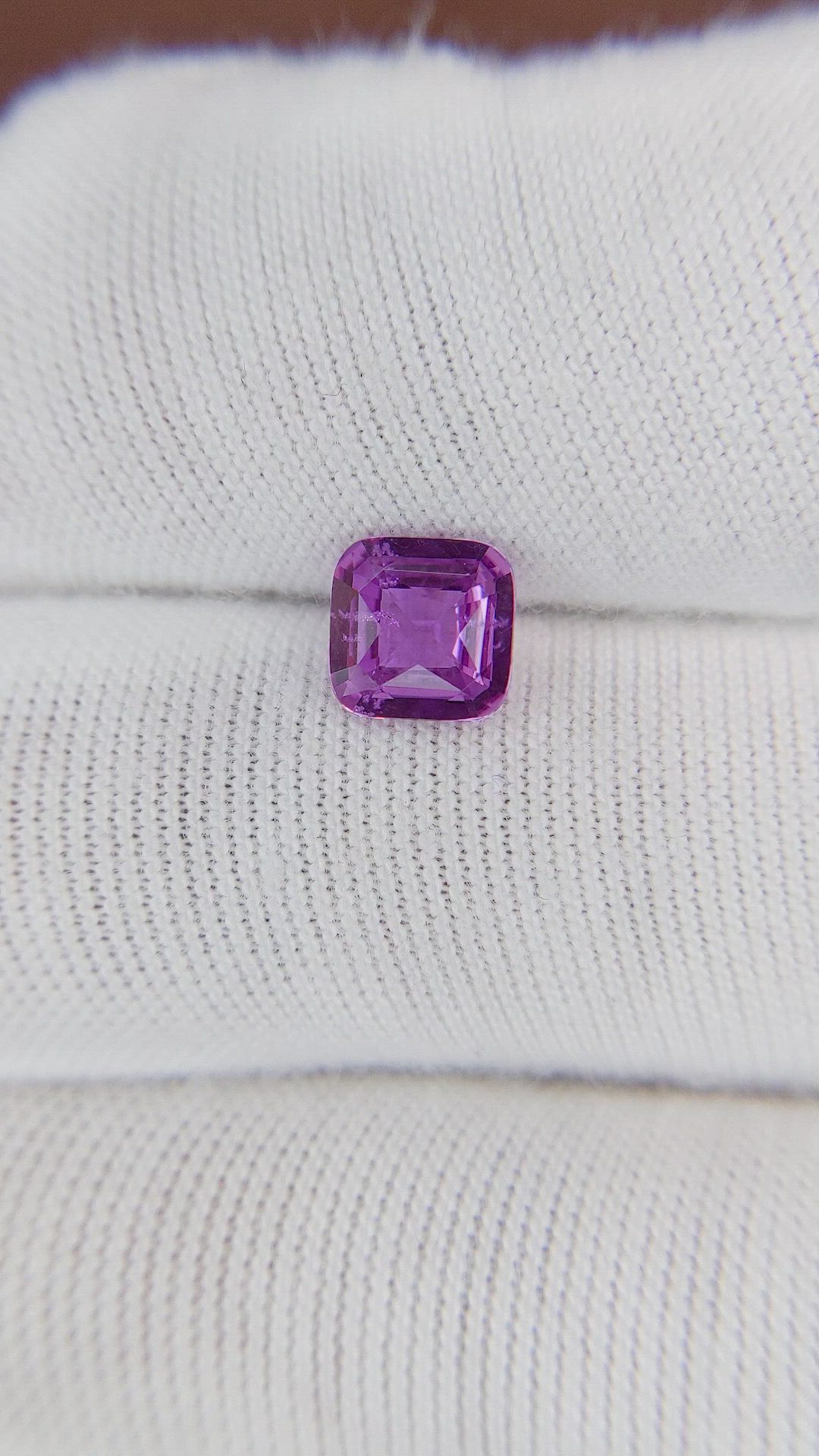 1.19 Ct. Purple Sapphire from Ceylon (Sri Lanka) Size Video