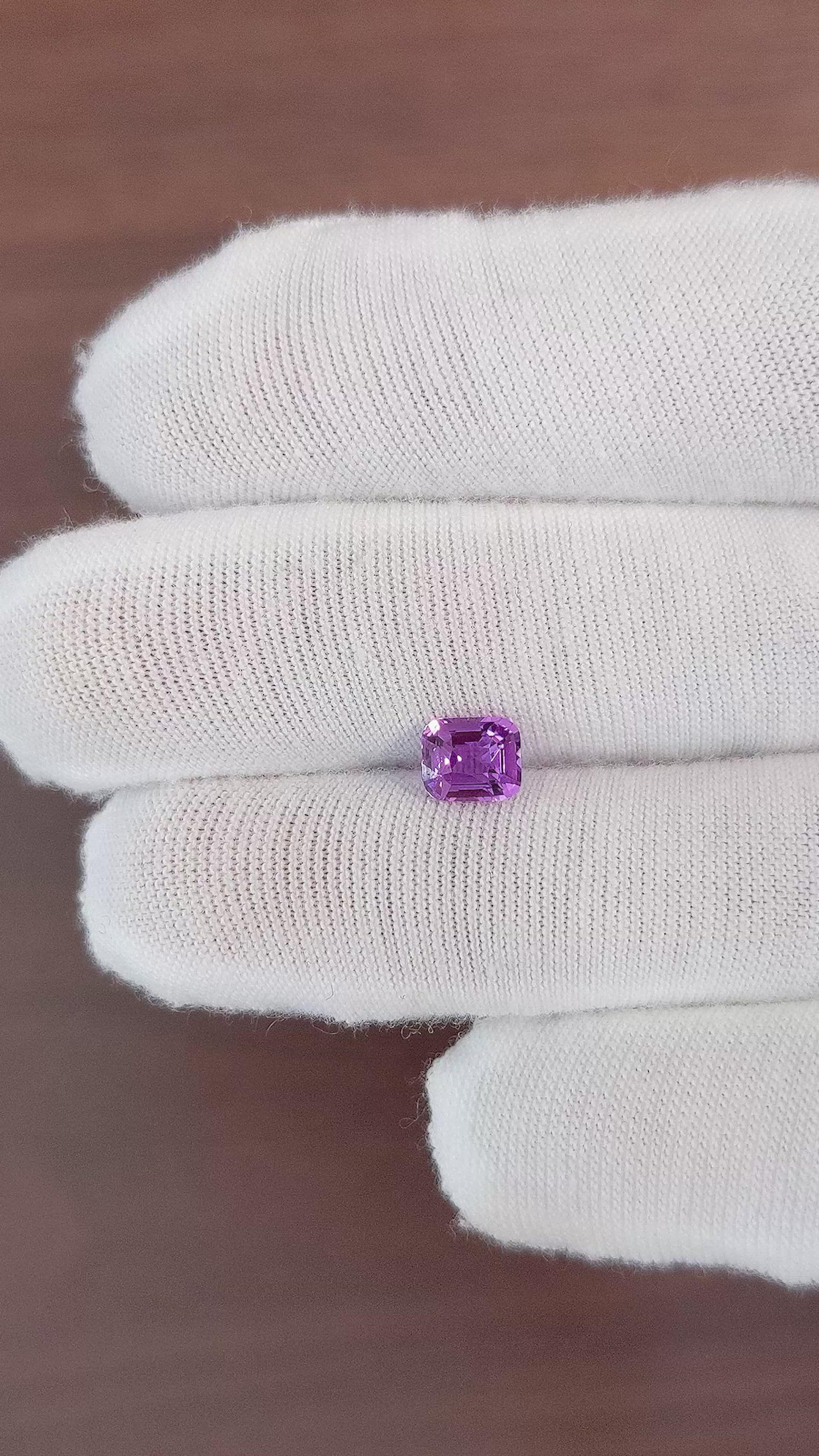 1.17 Ct. Purple Sapphire from Ceylon (Sri Lanka) Size Video