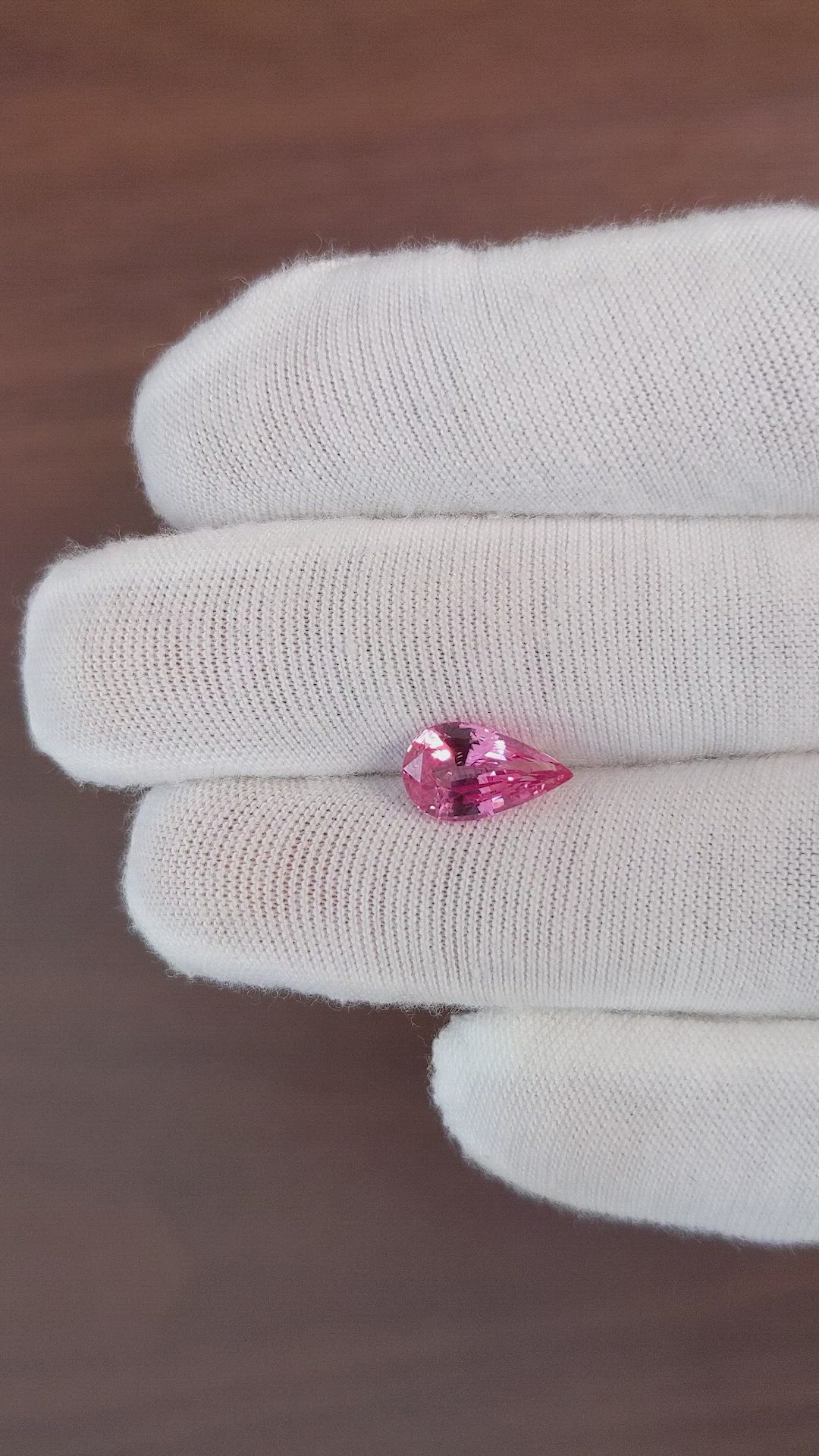 2.51 Ct. Padparadscha Sapphire from Madagascar Size Video
