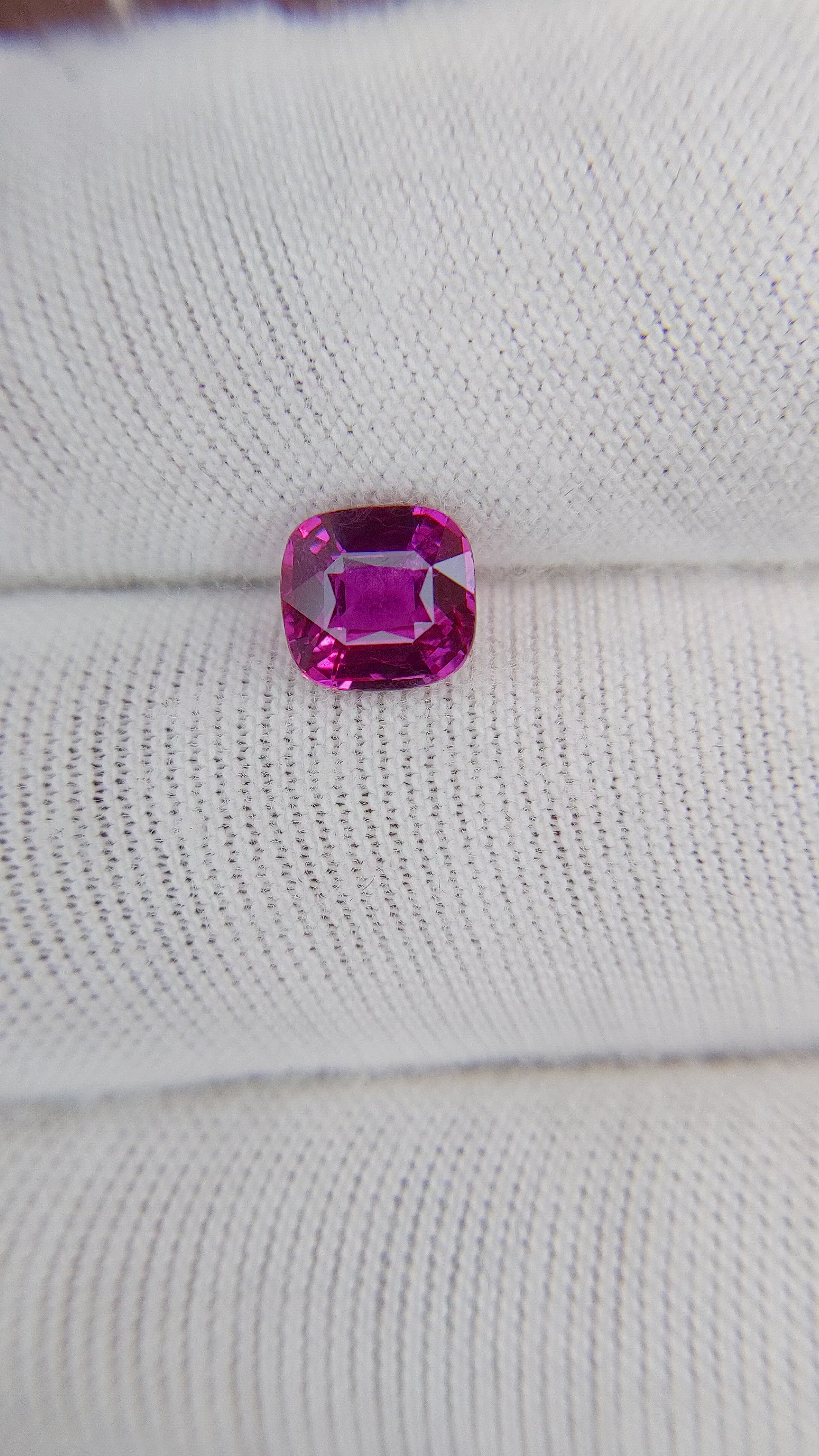 1.60 Ct. Pink Sapphire from Ceylon (Sri Lanka) Size Video