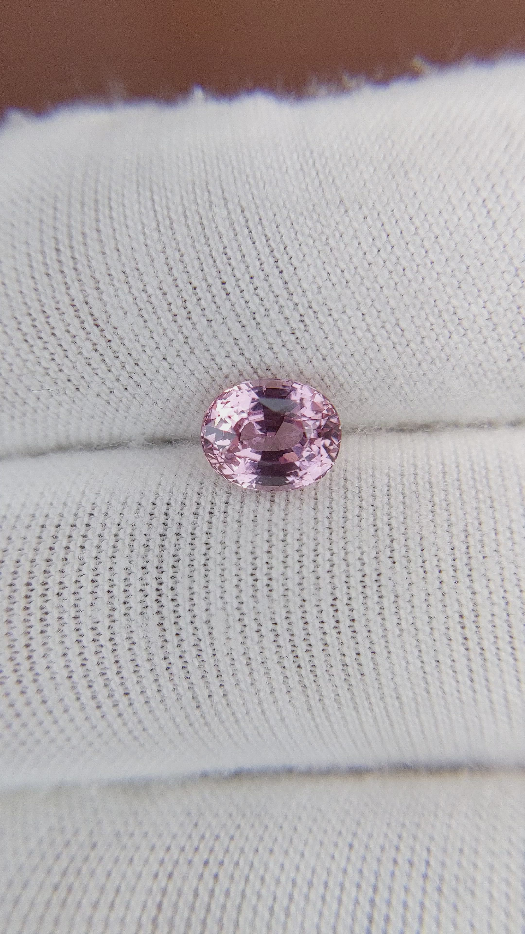 1.63 Ct. Pink Sapphire from Ceylon (Sri Lanka) Size Video