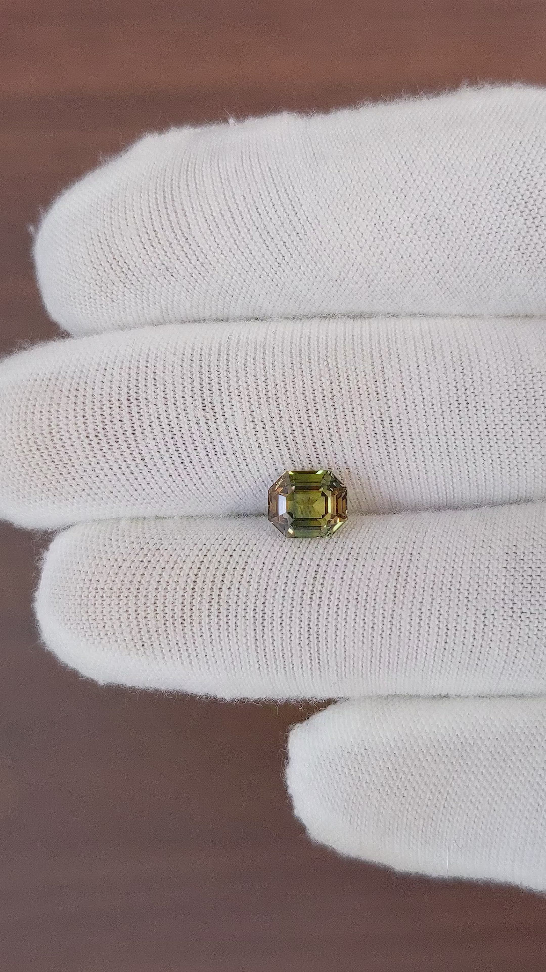1.79 Ct. Bi Color Sapphire from Madagascar Size Video