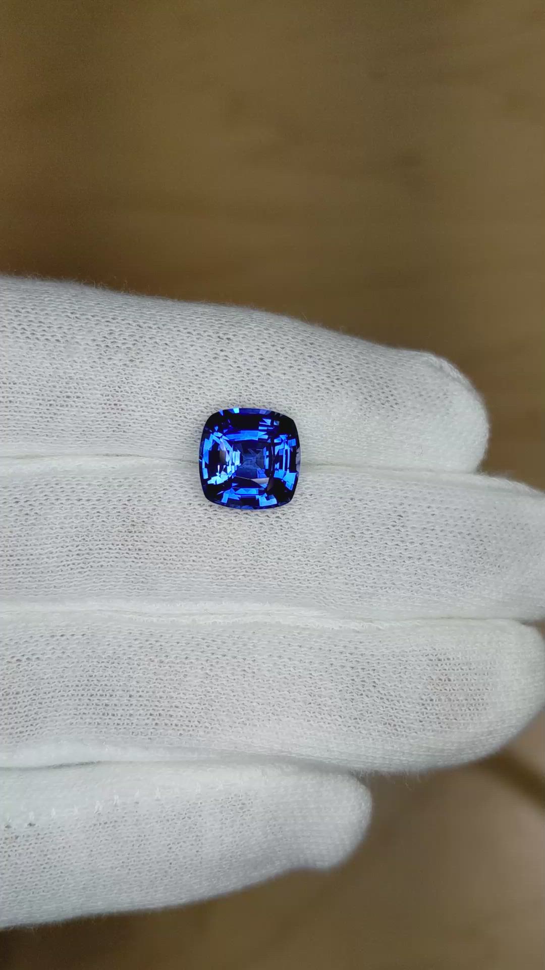 5.07 Ct. Blue Sapphire from Madagascar Size Video