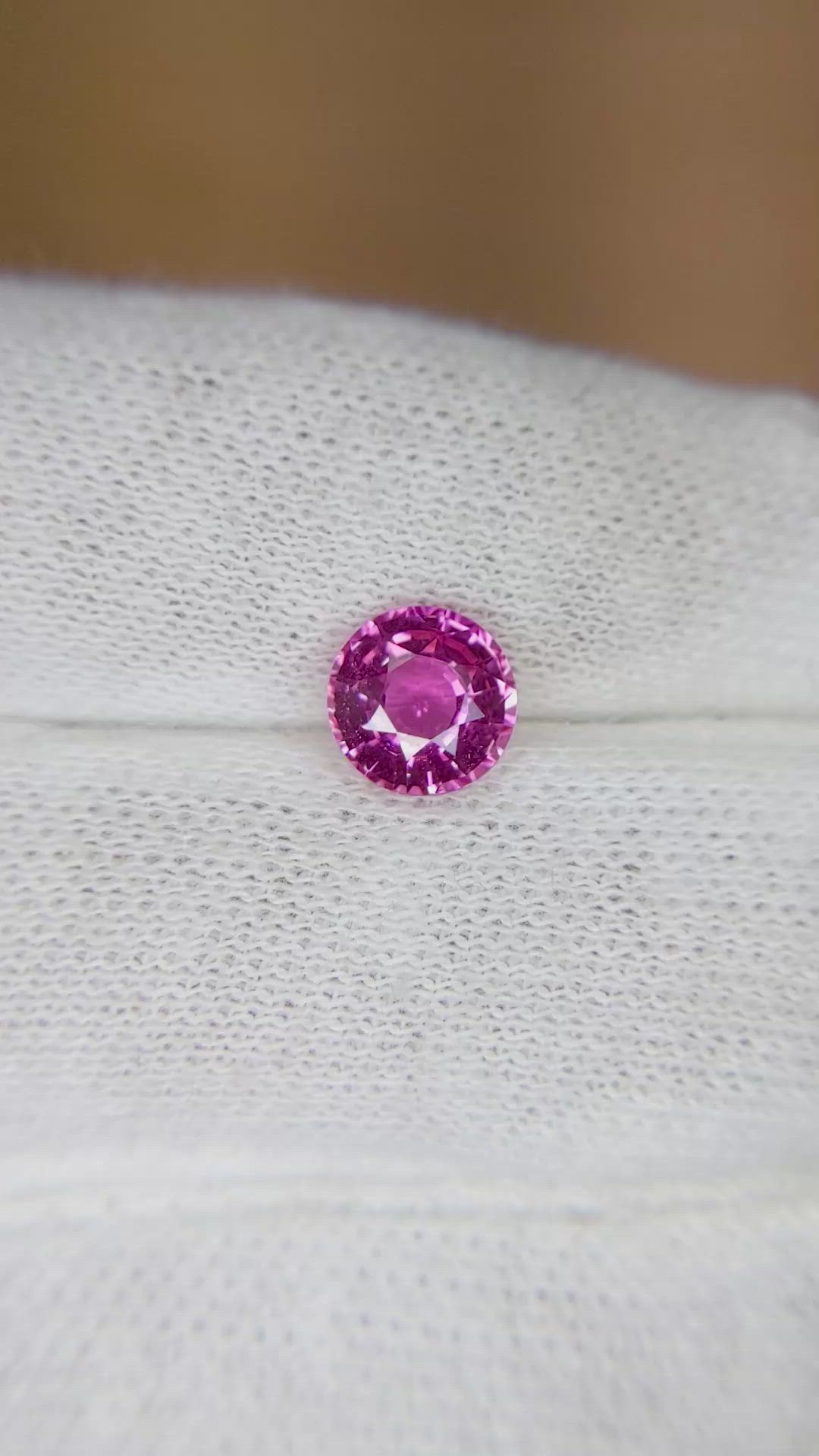 1.54 Ct. Pink Sapphire from Ceylon (Sri Lanka) Size Video