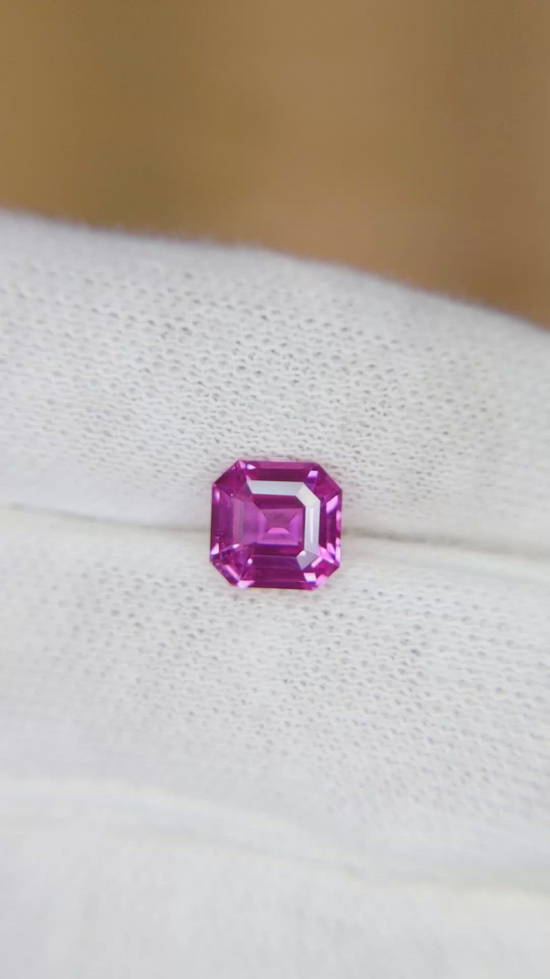 2.10 Ct. Pink Sapphire from Ceylon (Sri Lanka) Size Video