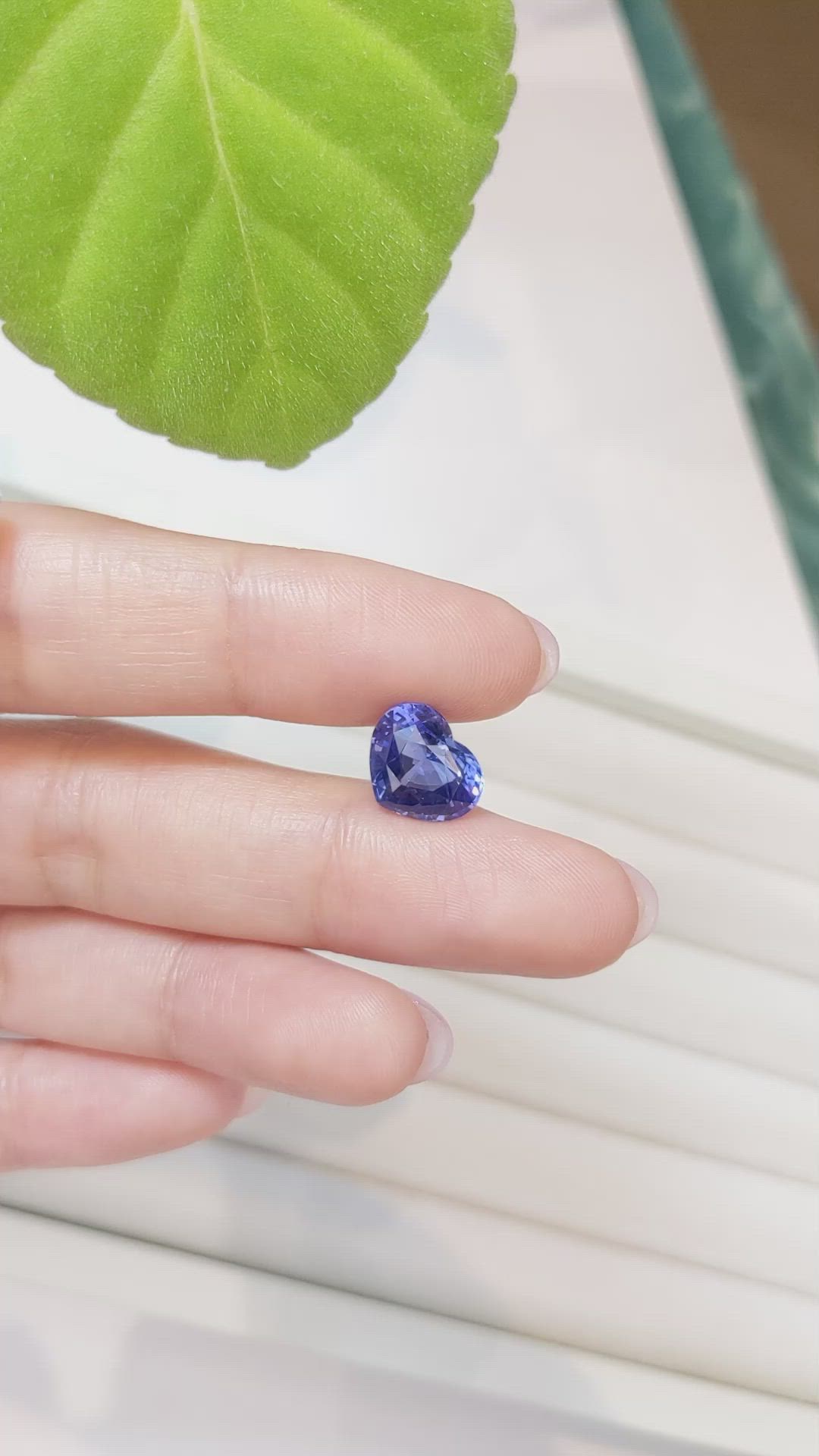 4.55 Ct. Blue Sapphire from Ceylon (Sri Lanka) Size Video