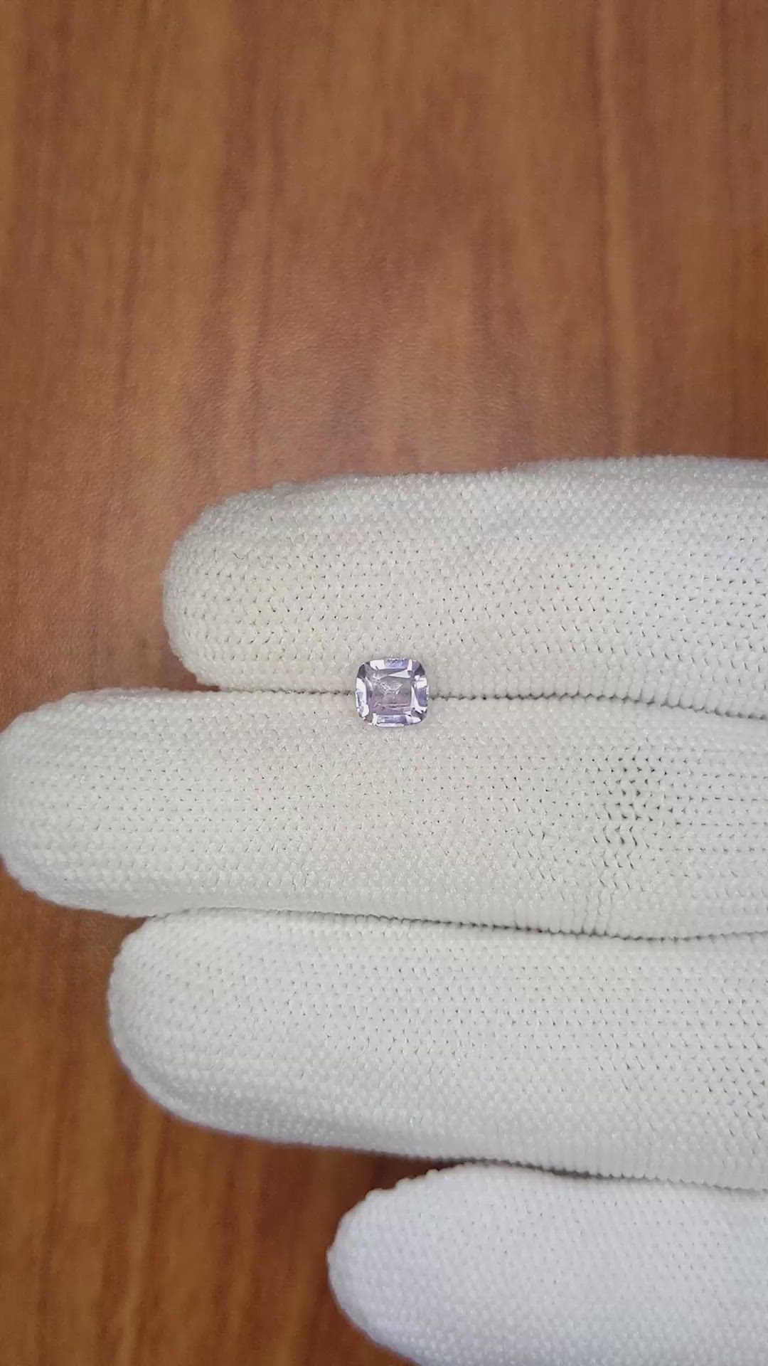 0.82 Ct. Purple Sapphire from Ceylon (Sri Lanka) Size Video