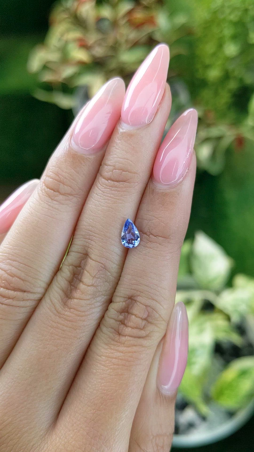 0.70 Ct. Blue Sapphire from Ceylon (Sri Lanka) Size Video