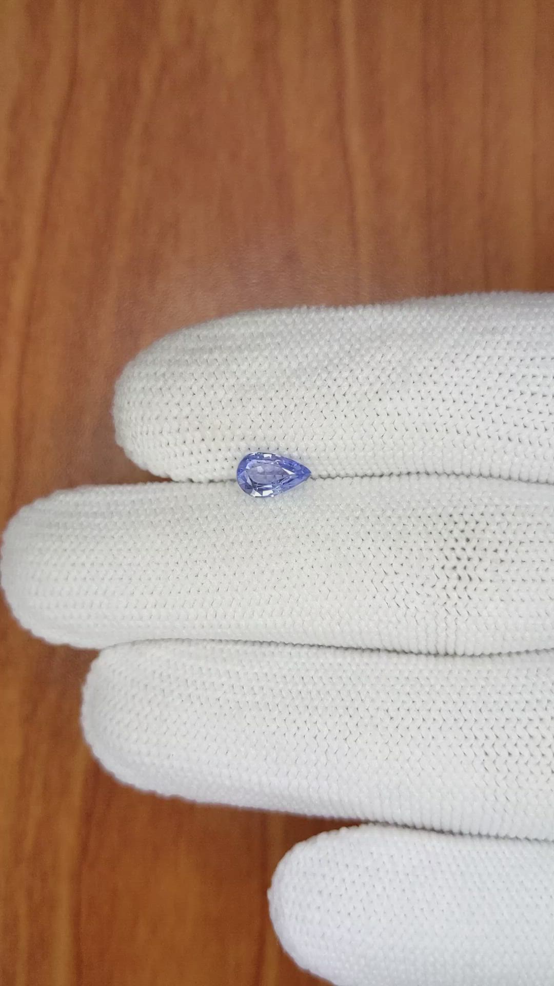 0.70 Ct. Blue Sapphire from Ceylon (Sri Lanka) Size Video