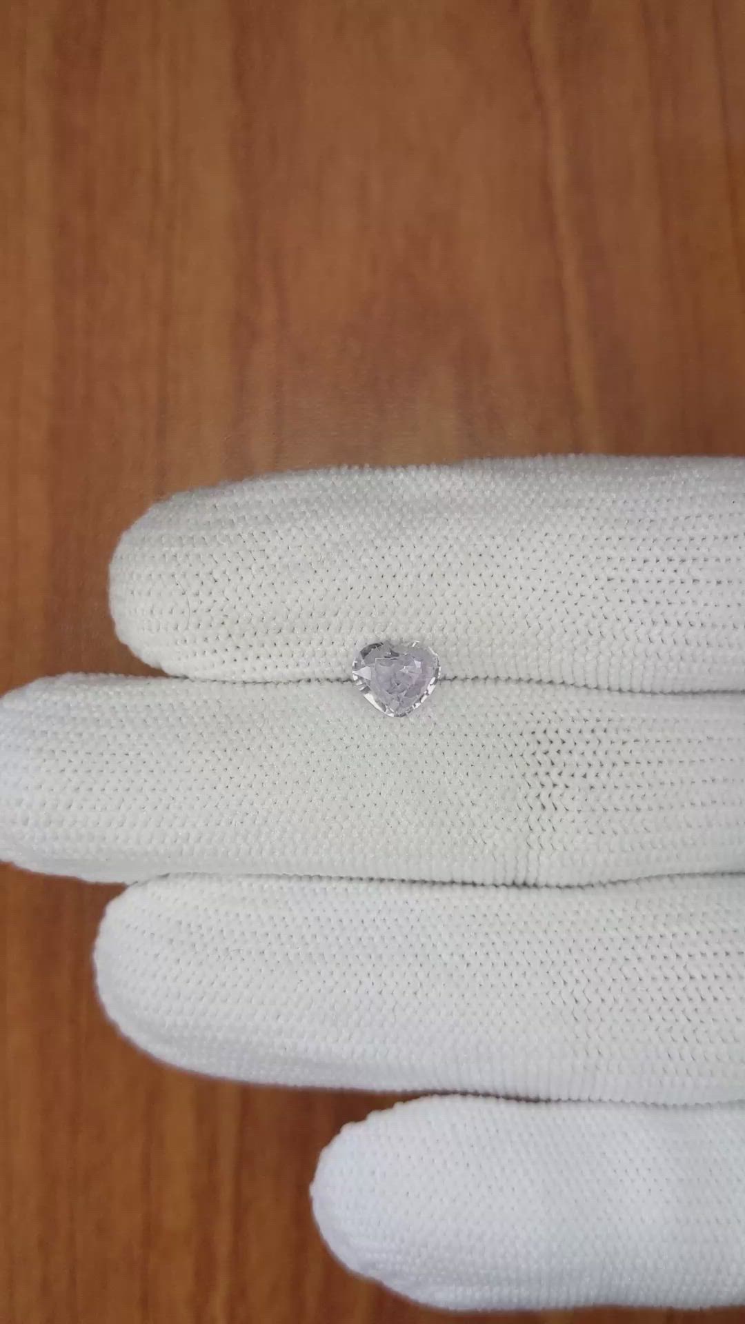 0.94 Ct. Purple Sapphire from Ceylon (Sri Lanka) Size Video