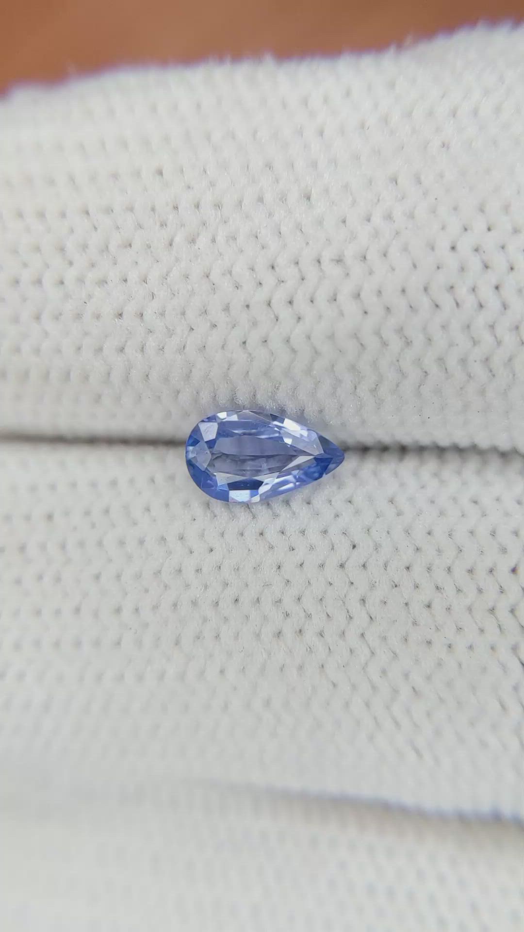 0.53 Ct. Blue Sapphire from Ceylon (Sri Lanka) Size Video