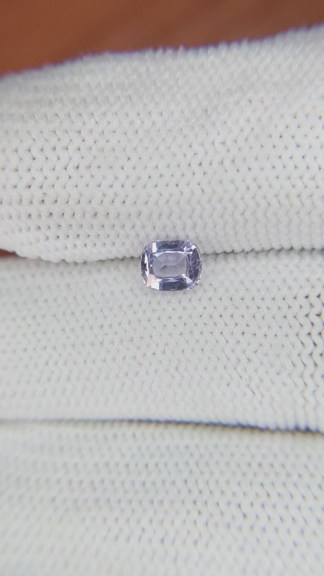 0.65 Ct. Purple Sapphire from Ceylon (Sri Lanka) Size Video