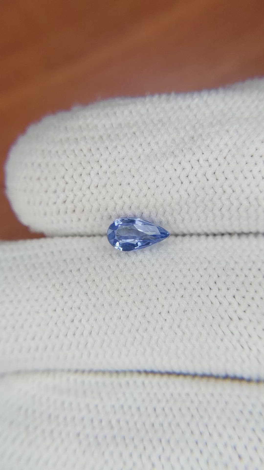 0.71 Ct. Blue Sapphire from Ceylon (Sri Lanka) Size Video