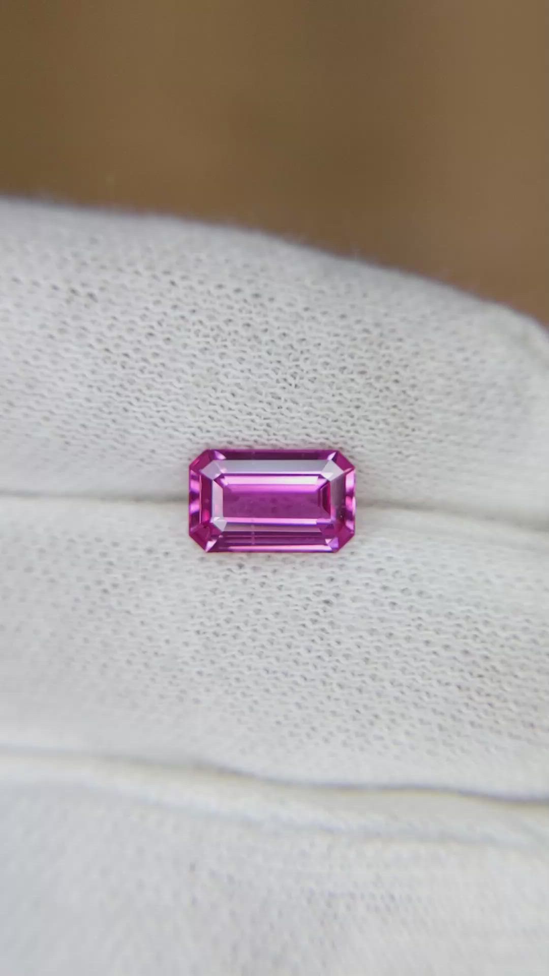 2.08 Ct. Pink Sapphire from Ceylon (Sri Lanka) Size Video