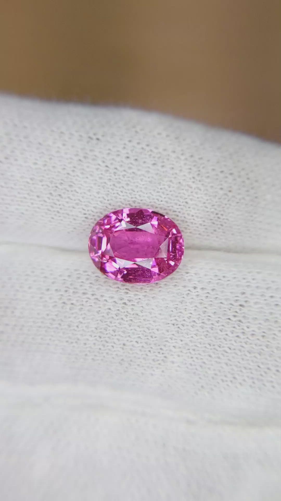 4.05 Ct. Pink Sapphire from Madagascar Size Video