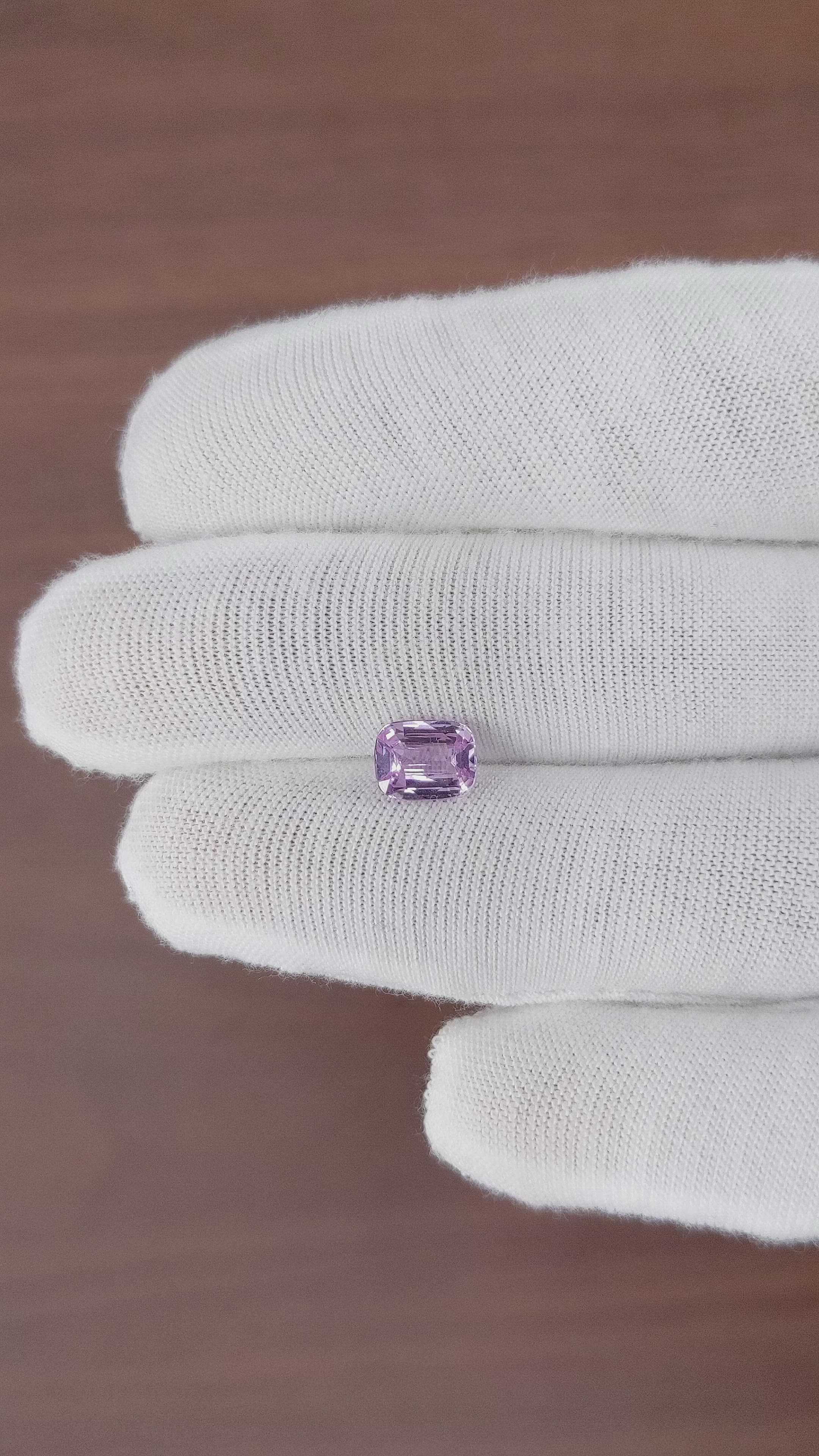 1.60 Ct. Pinkish Purple Sapphire from Madagascar Size Video