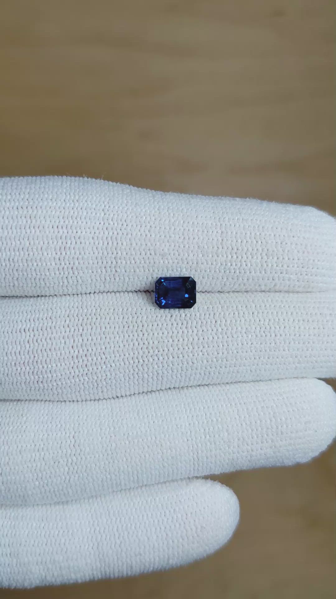 1.11 Ct. Blue Sapphire from Ethiopia Size Video