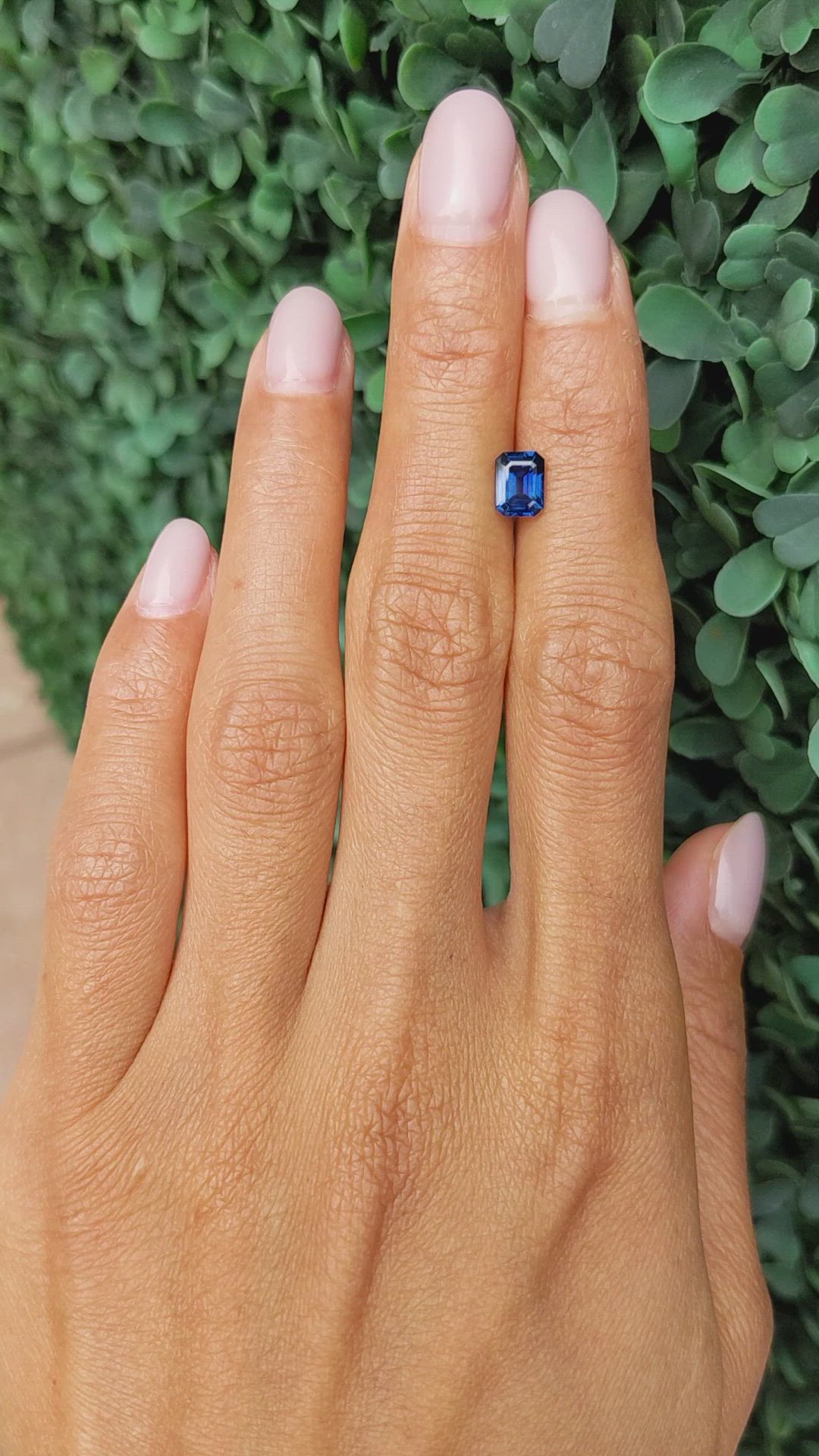 1.11 Ct. Blue Sapphire from Ethiopia Size Video