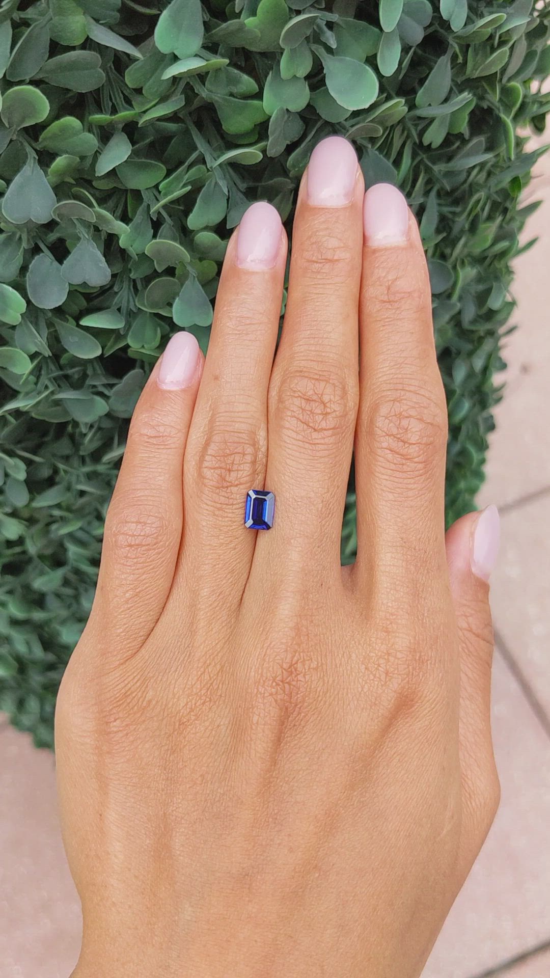 1.13 Ct. Blue Sapphire from Ethiopia Size Video