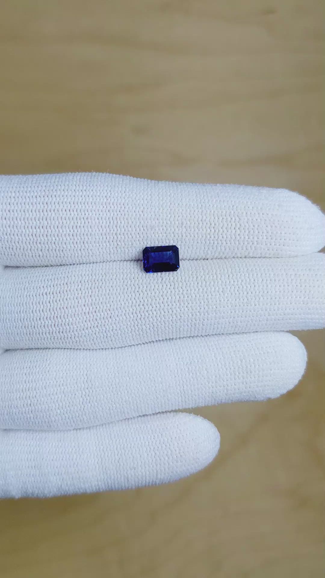 1.13 Ct. Blue Sapphire from Ethiopia Size Video