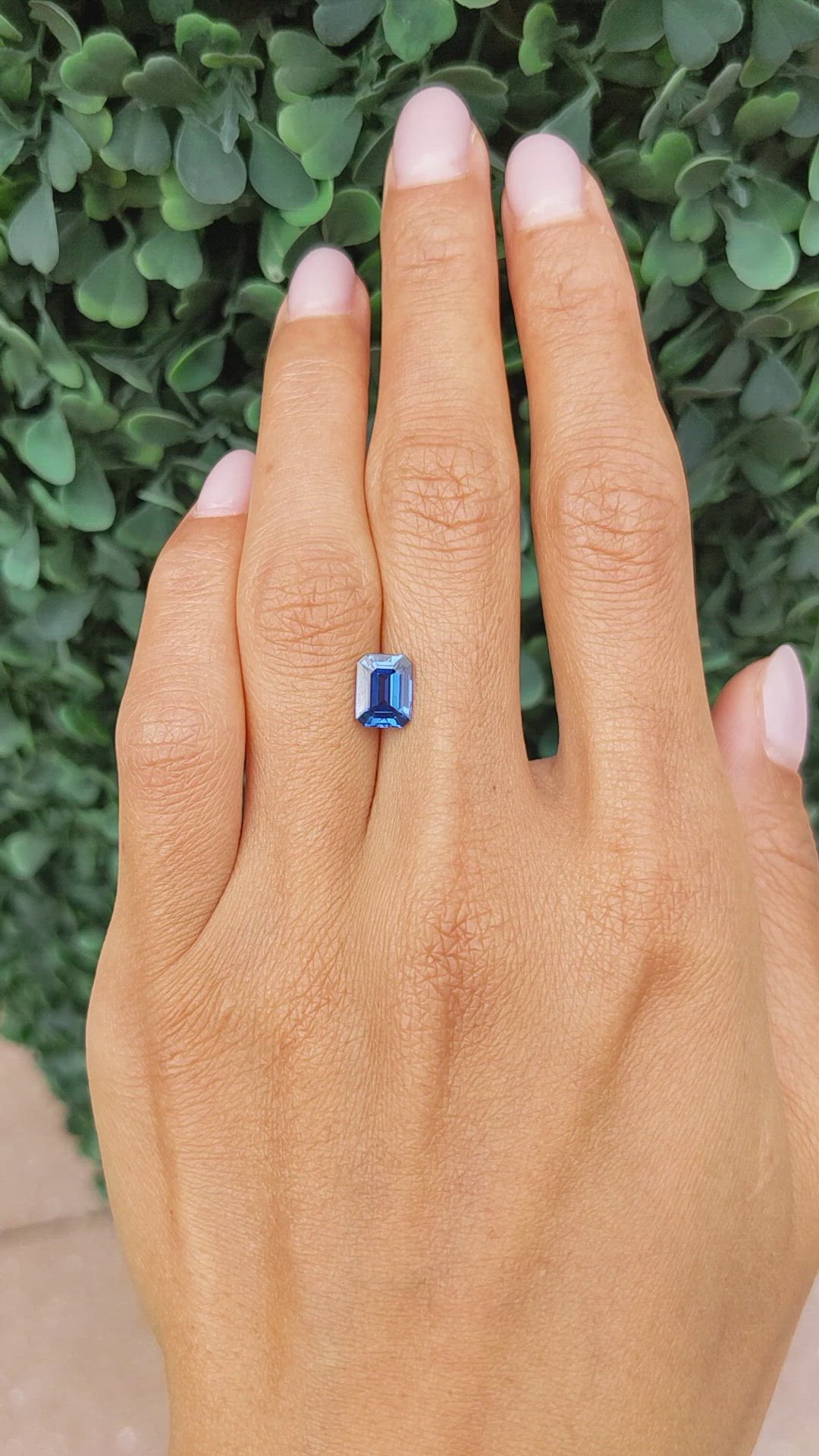 1.78 Ct. Blue Sapphire from Thailand Size Video