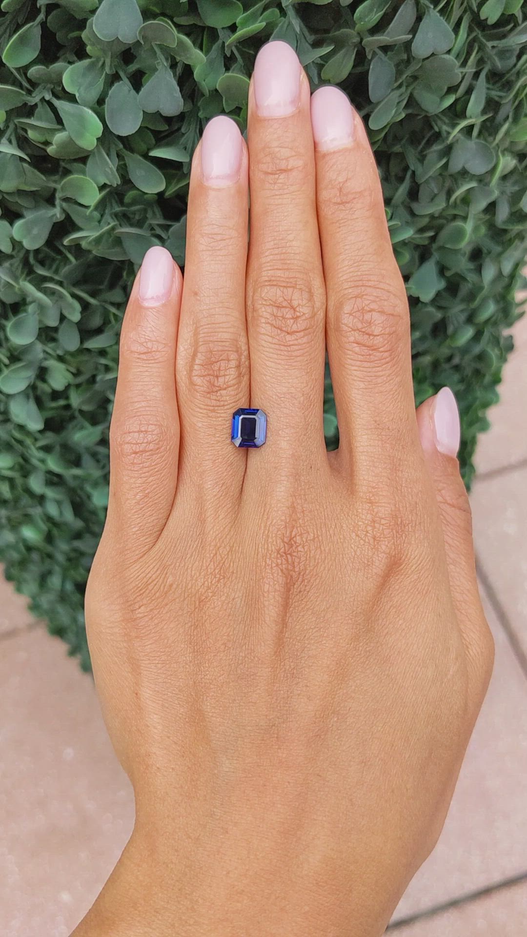 1.97 Ct. Blue Sapphire from Ethiopia Size Video