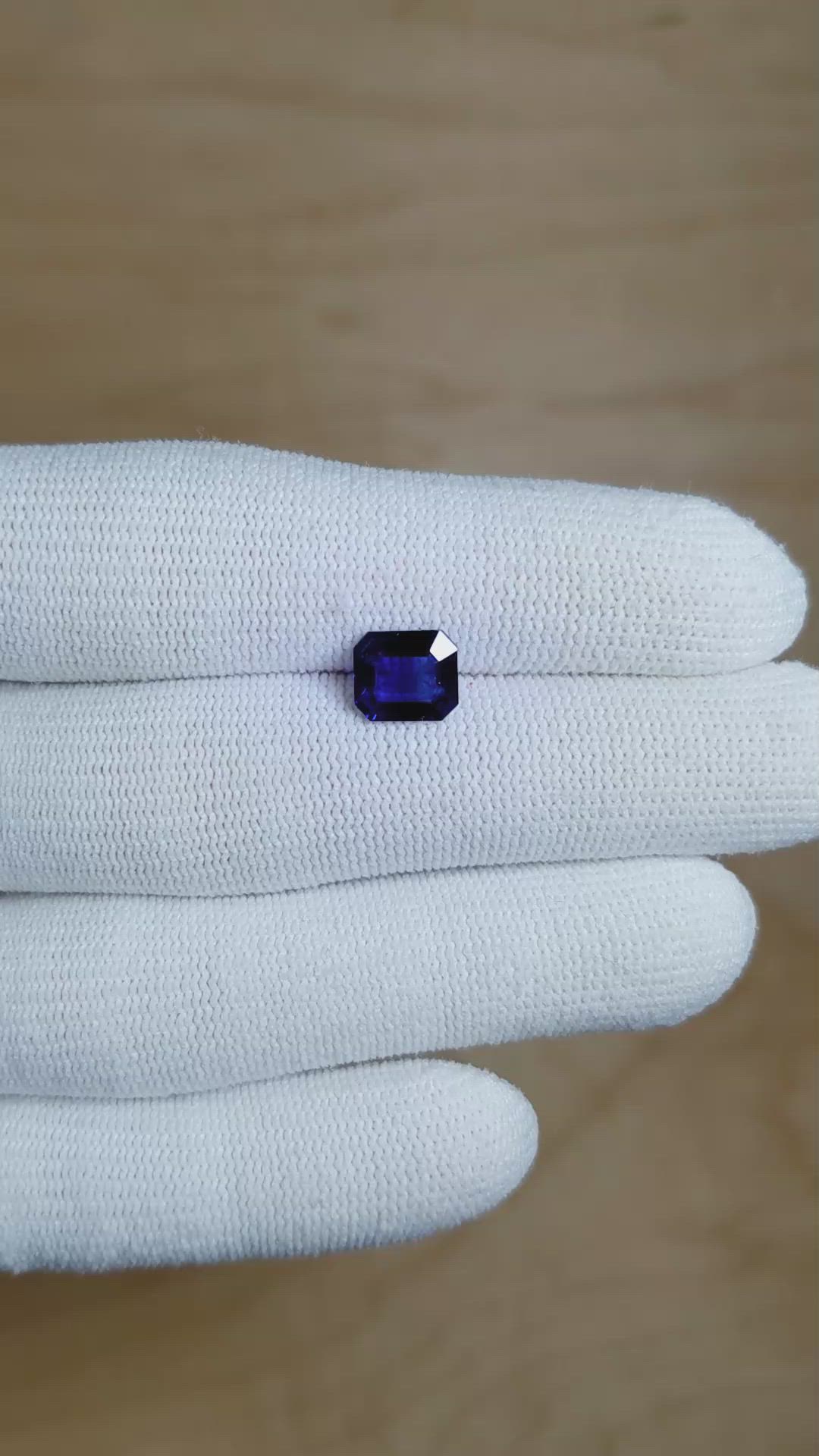 1.97 Ct. Blue Sapphire from Ethiopia Size Video