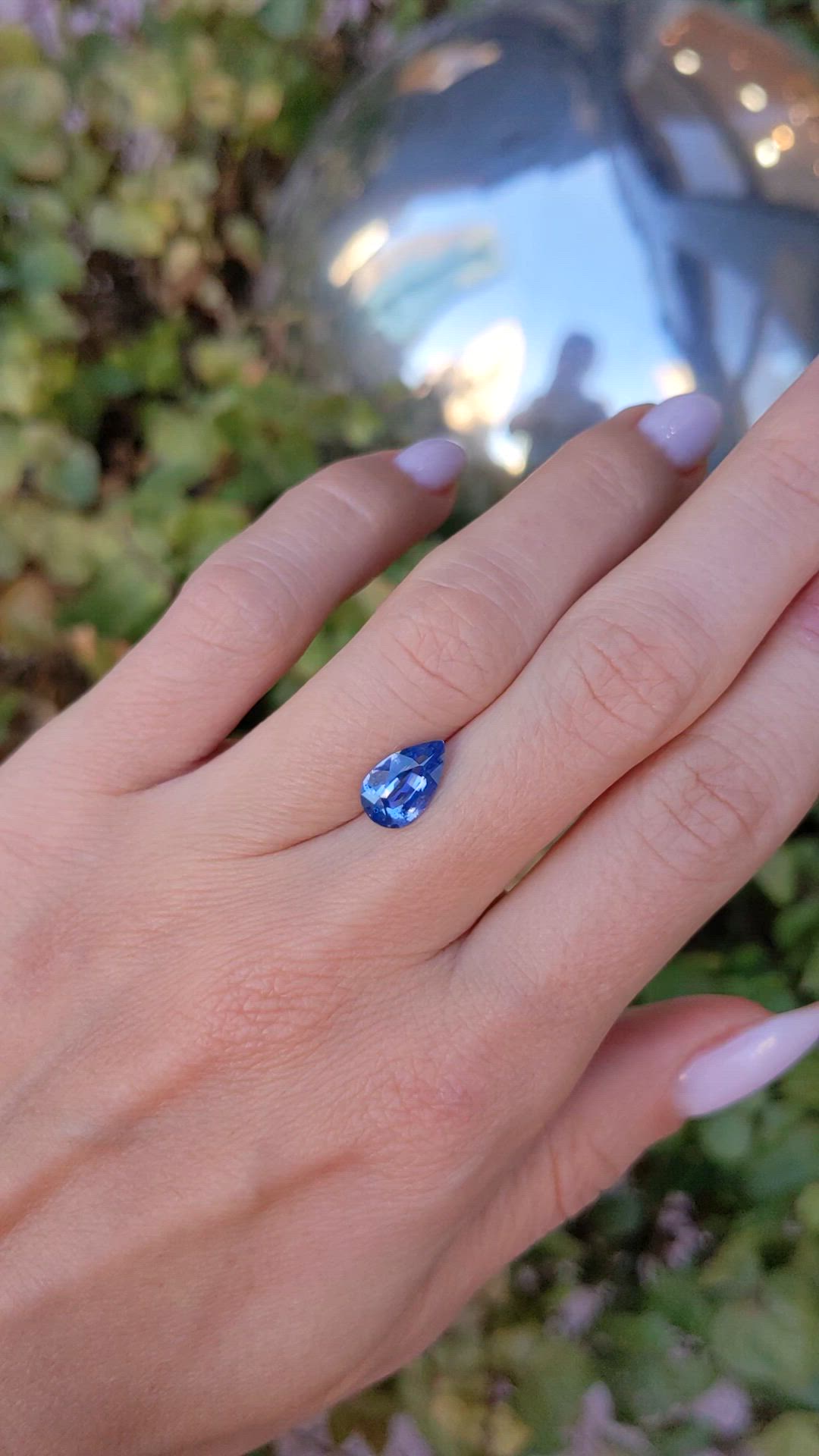 2.00 Ct. Blue Sapphire from Madagascar Size Video