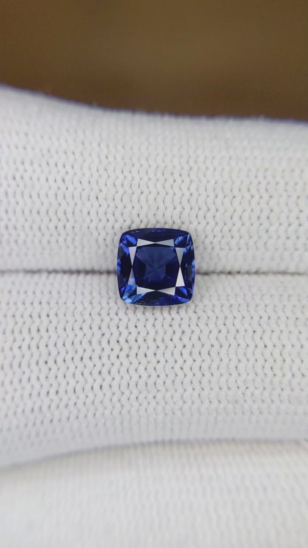 2.09 Ct. Blue Sapphire from Ethiopia Size Video