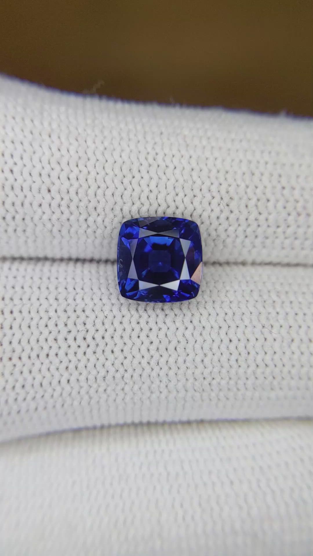 3.26 Ct. Blue Sapphire from Ethiopia Size Video