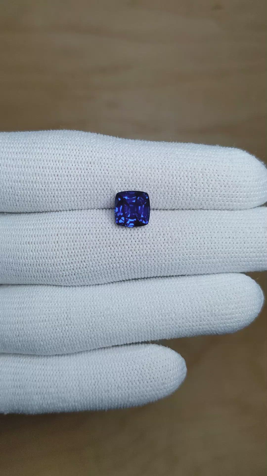3.26 Ct. Blue Sapphire from Ethiopia Size Video