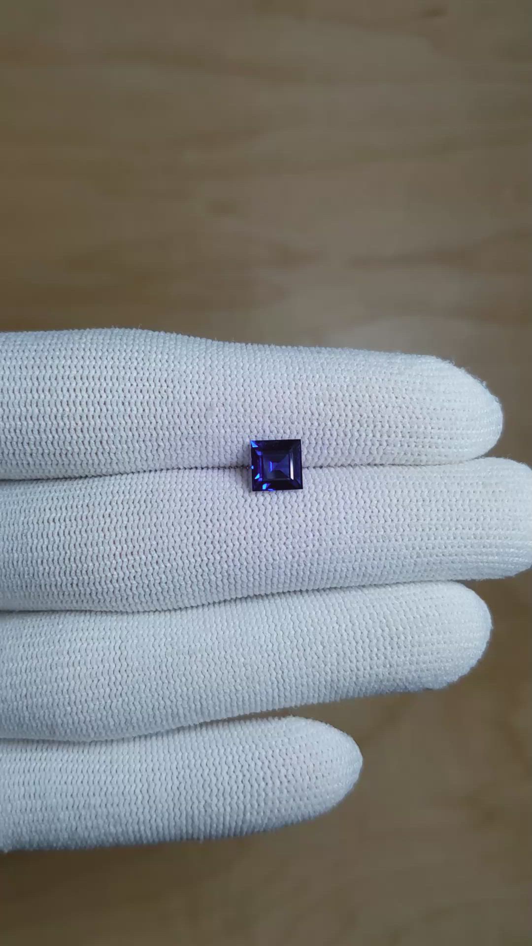 1.44 Ct. Blue Sapphire from Thailand Size Video