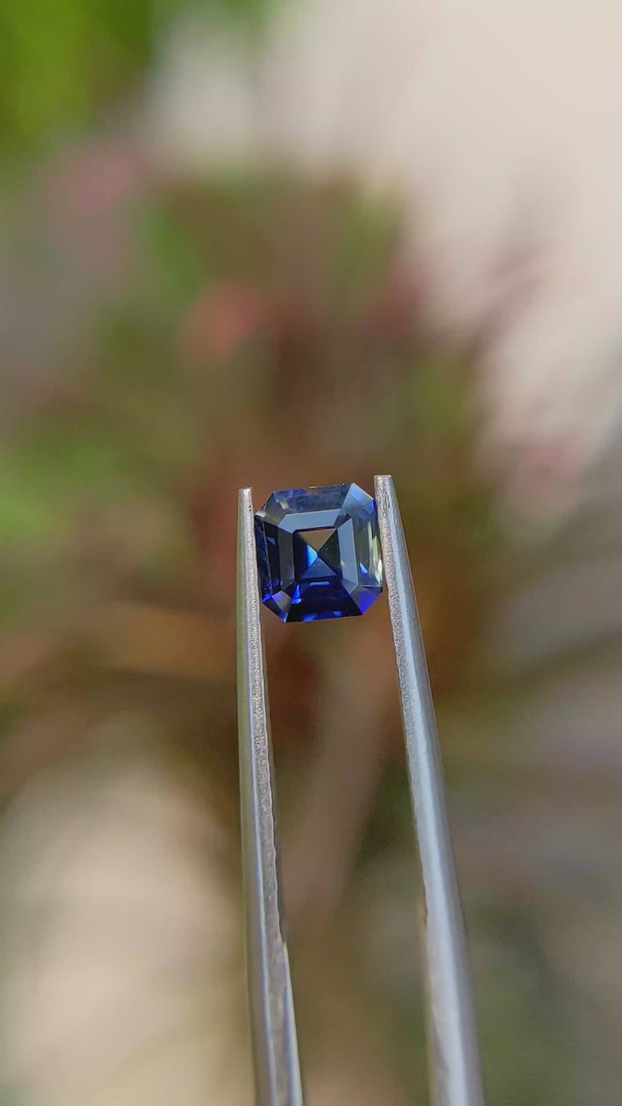 1.03 Ct. Bi Color Sapphire from Madagascar Size Video