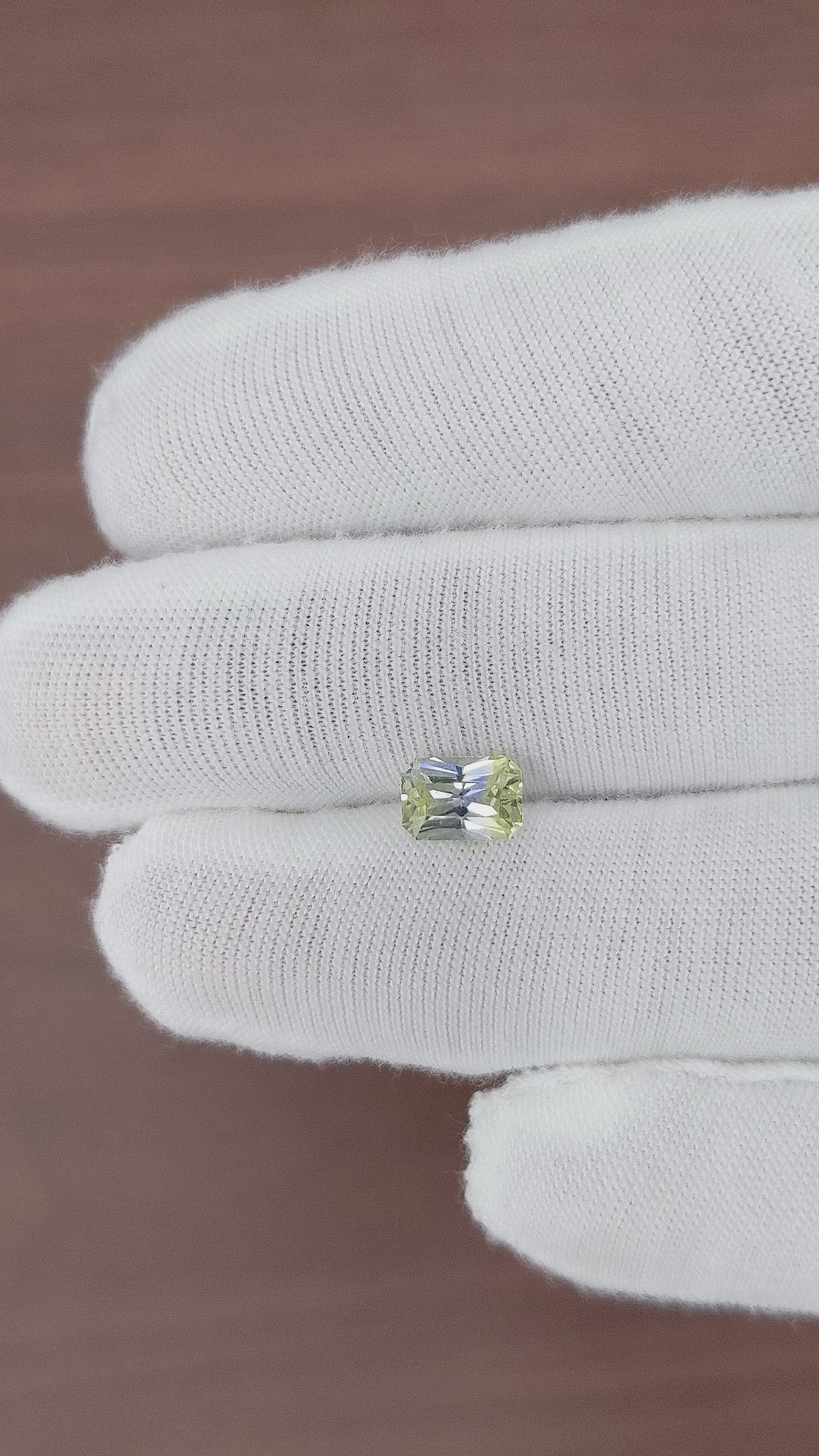 1.57 Ct. Bi Color Sapphire from Tanzania Size Video