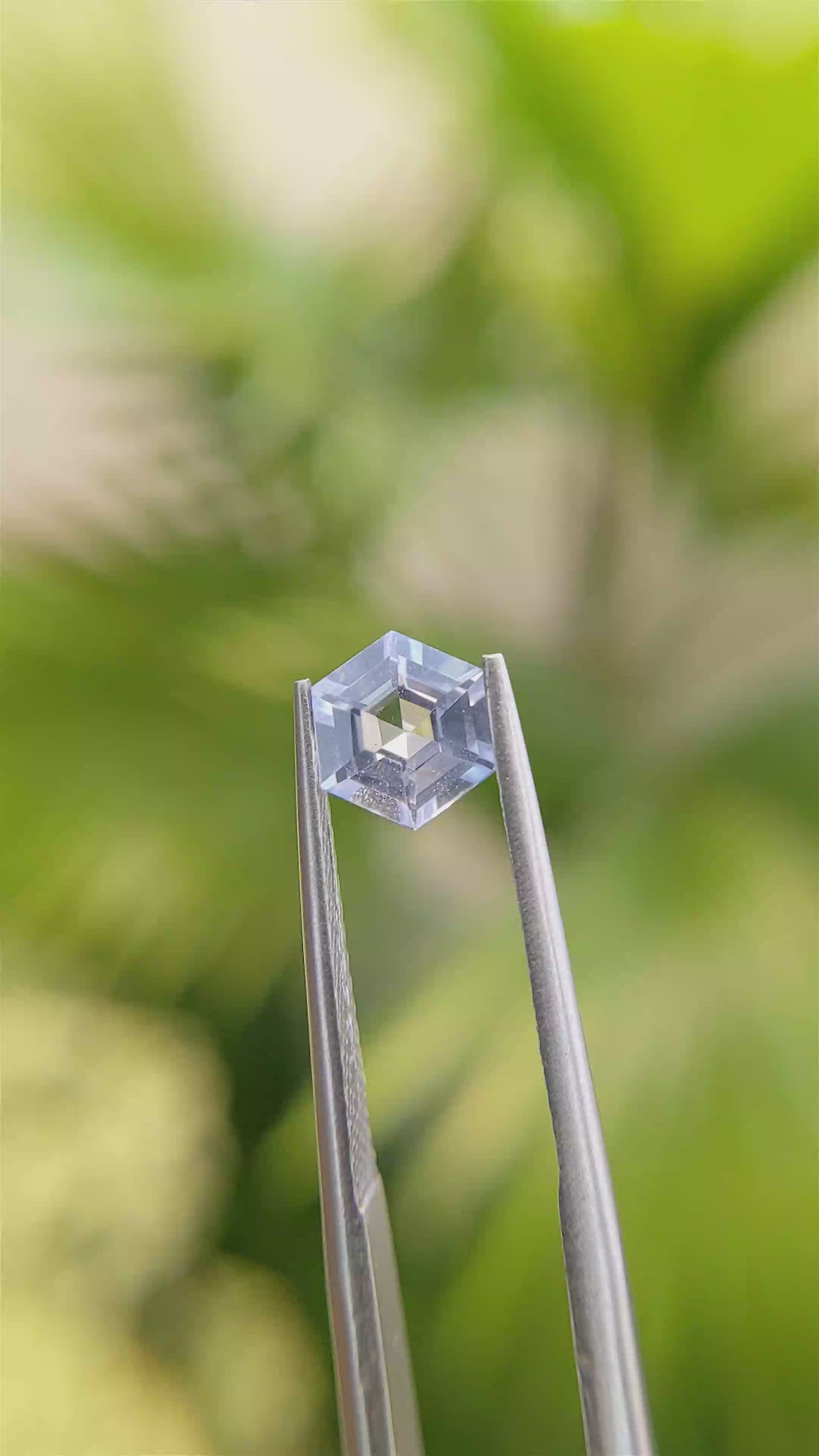 1.14 Ct. Blue Sapphire from Ceylon (Sri Lanka) Size Video