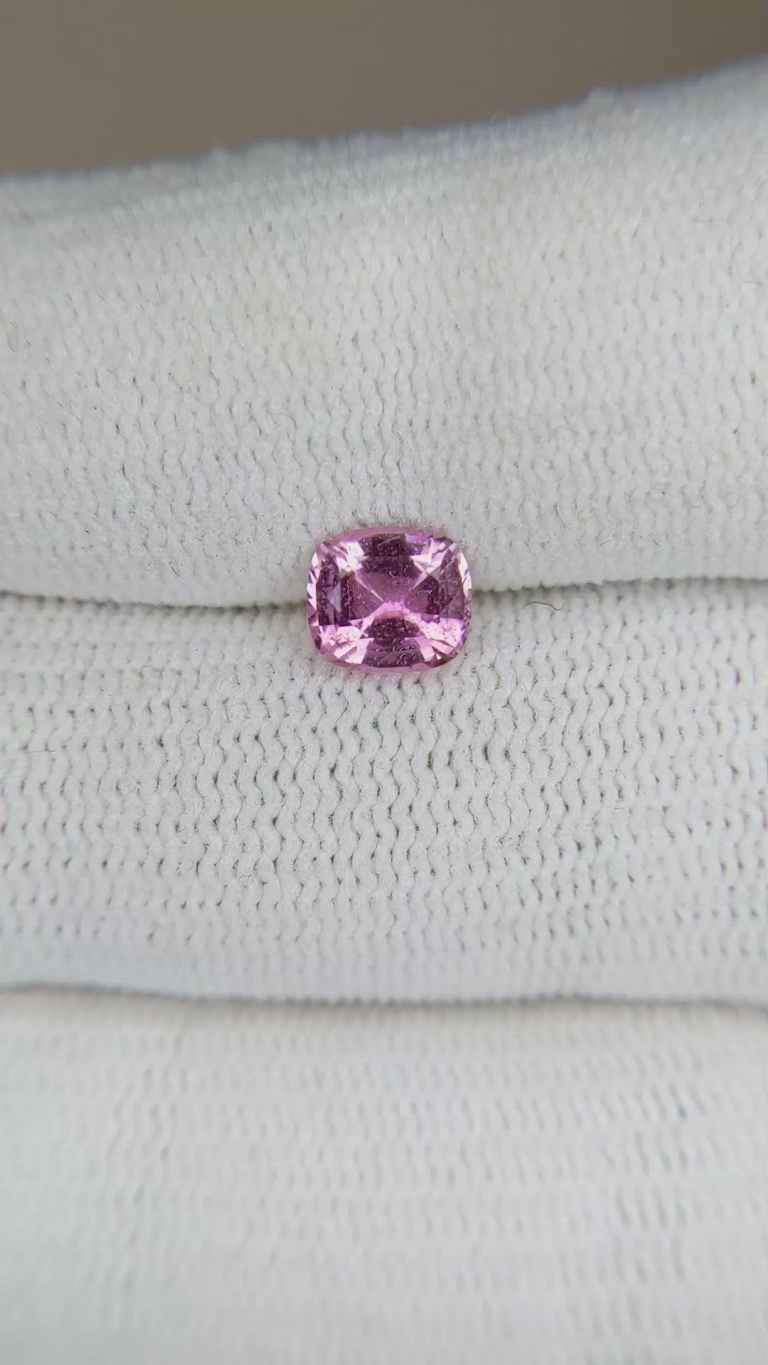 1.09 Ct. Pink Sapphire from Ceylon (Sri Lanka) Size Video