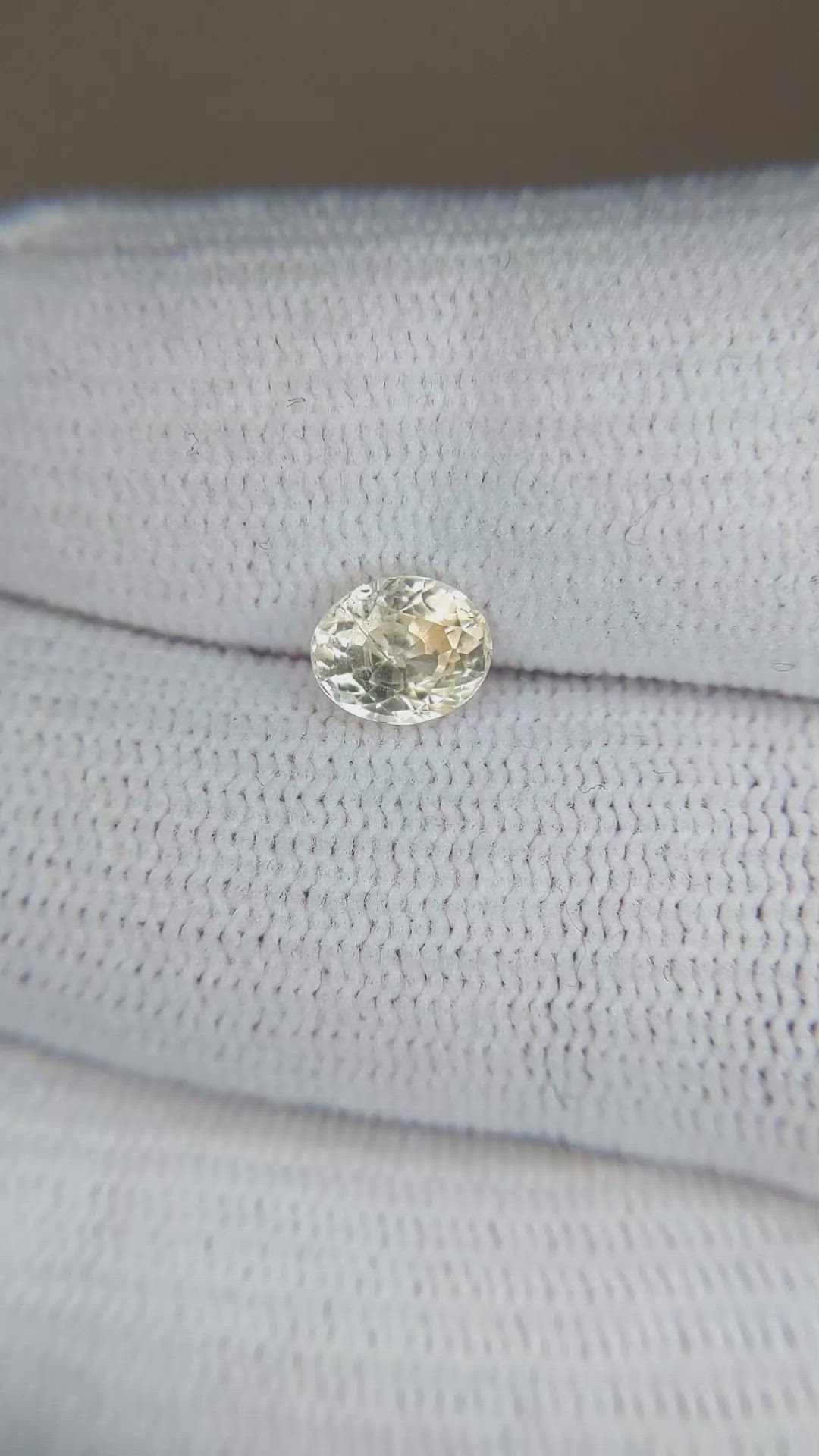 1.19 Ct. Yellow Sapphire from Ceylon (Sri Lanka) Size Video