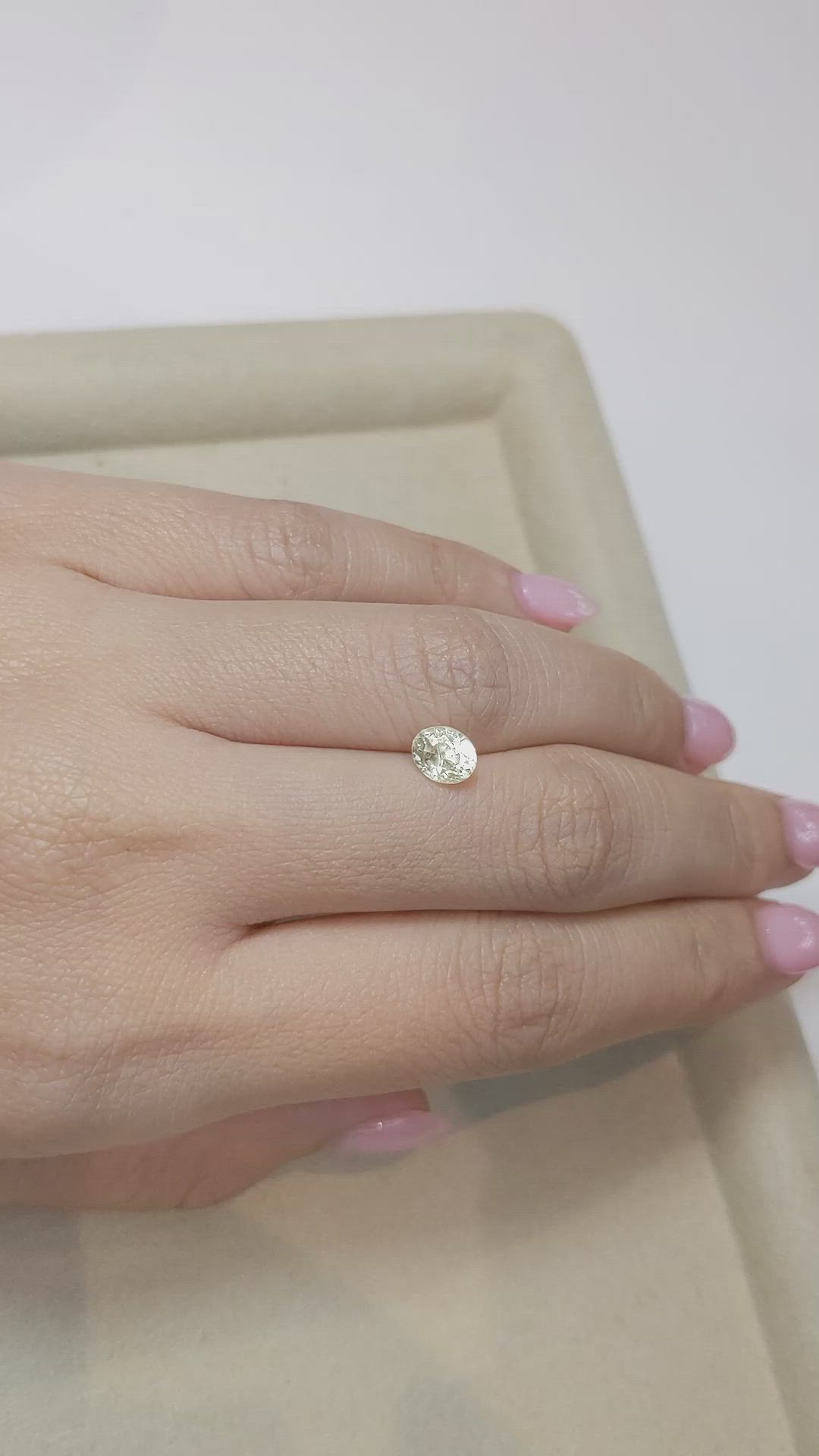 1.19 Ct. Yellow Sapphire from Ceylon (Sri Lanka) Size Video