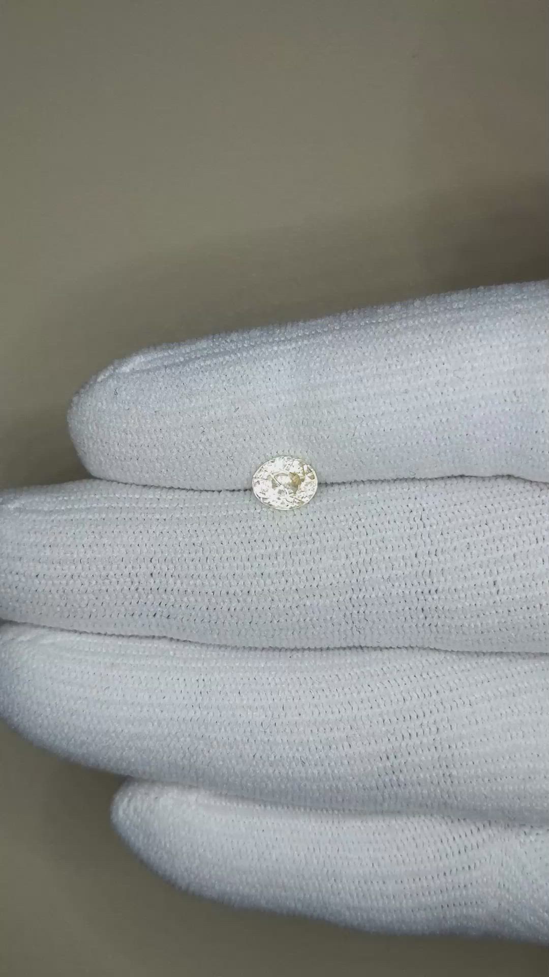 1.19 Ct. Yellow Sapphire from Ceylon (Sri Lanka) Size Video